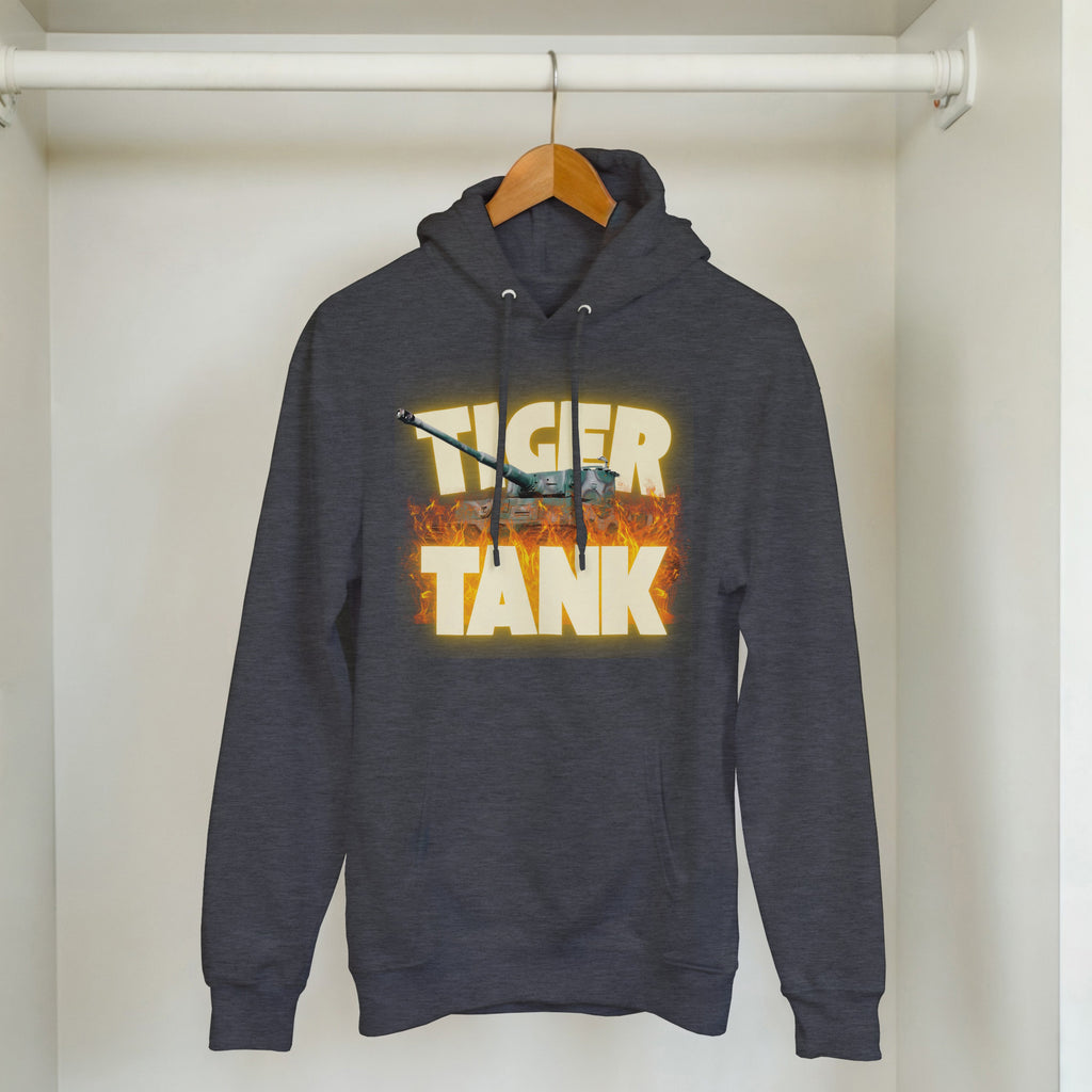 Tiger Tank Graphic Hoodie | WWII German Heavy Armor Pullover | Panzer VI Gift