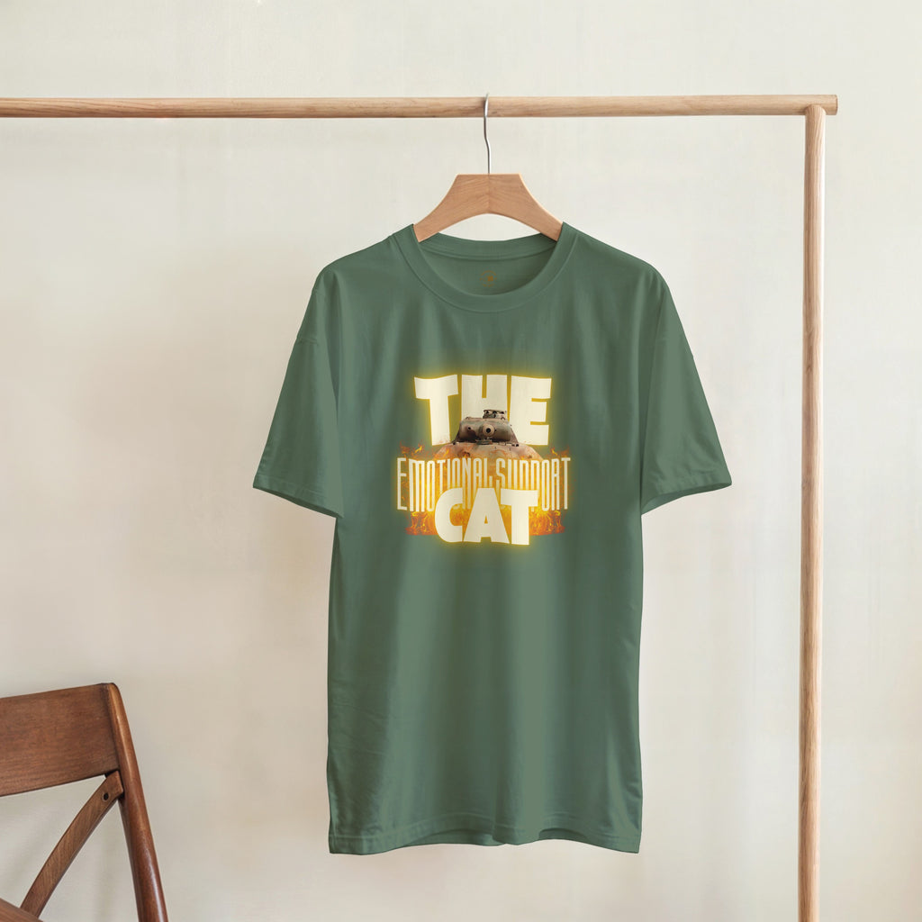 Emotional Support Cat Shirt | Panther Panzer V Meme Tee | WW2 Military History Gift