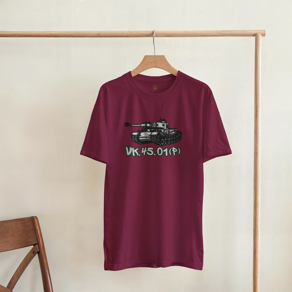VK.45.01(P) Tank T-Shirt | WW2 Prototype Military Tee | History Buff Gift