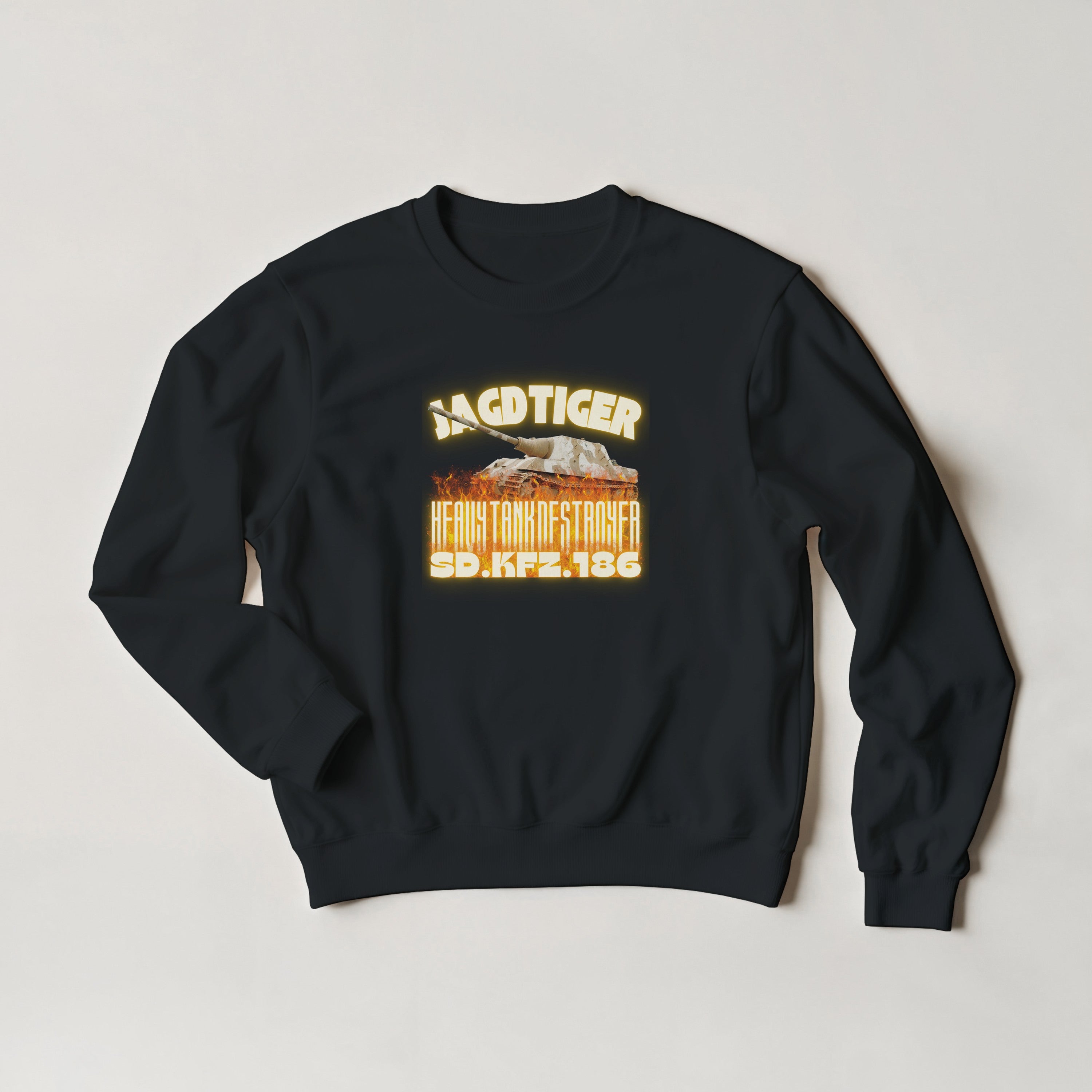 Jagdtiger Tank Sweater | WW2 German Heavy Tank Destroyer Crewneck | Military History Gift