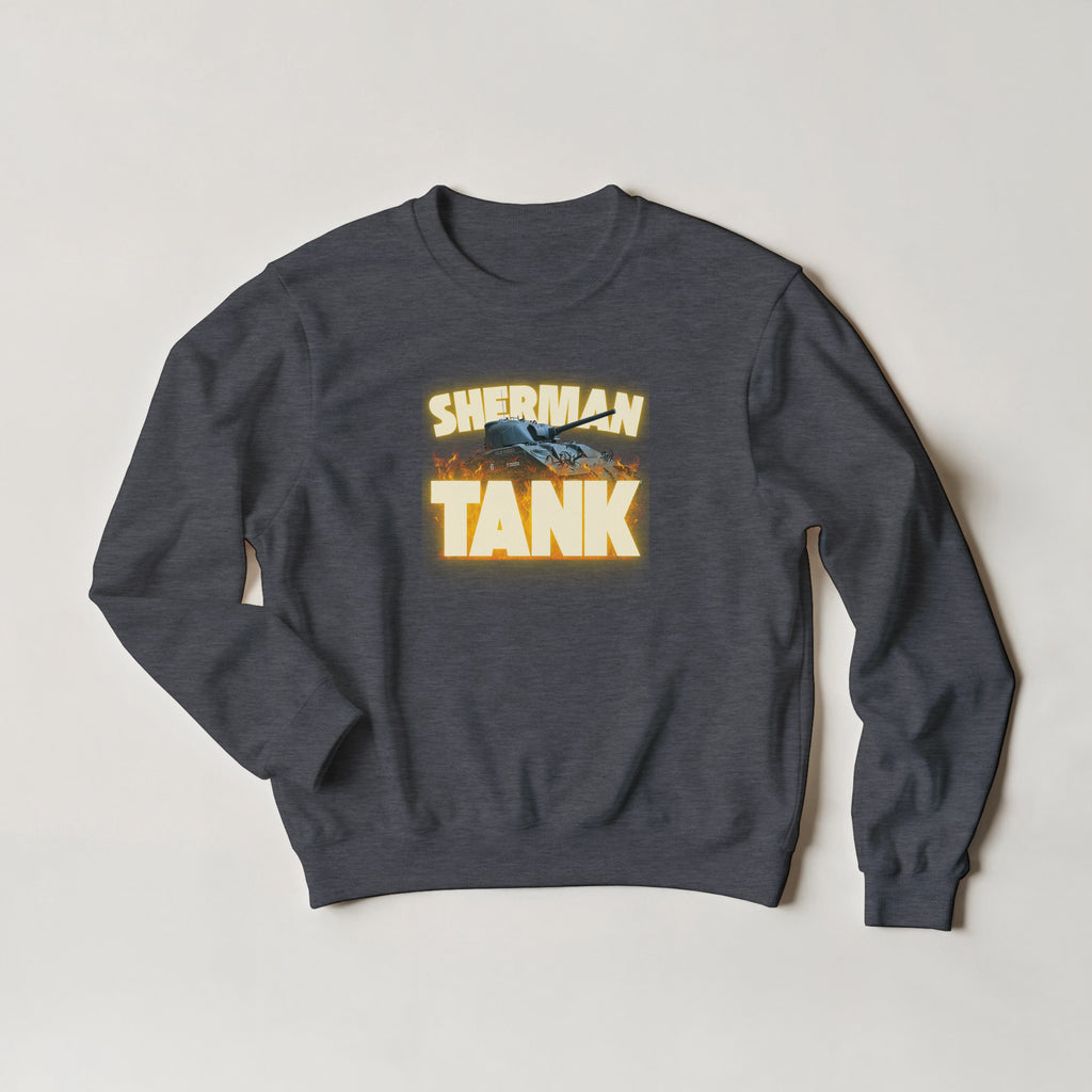 M4 Sherman Tank Sweatshirt | WWII US Army Armor Crewneck | Military History Gift