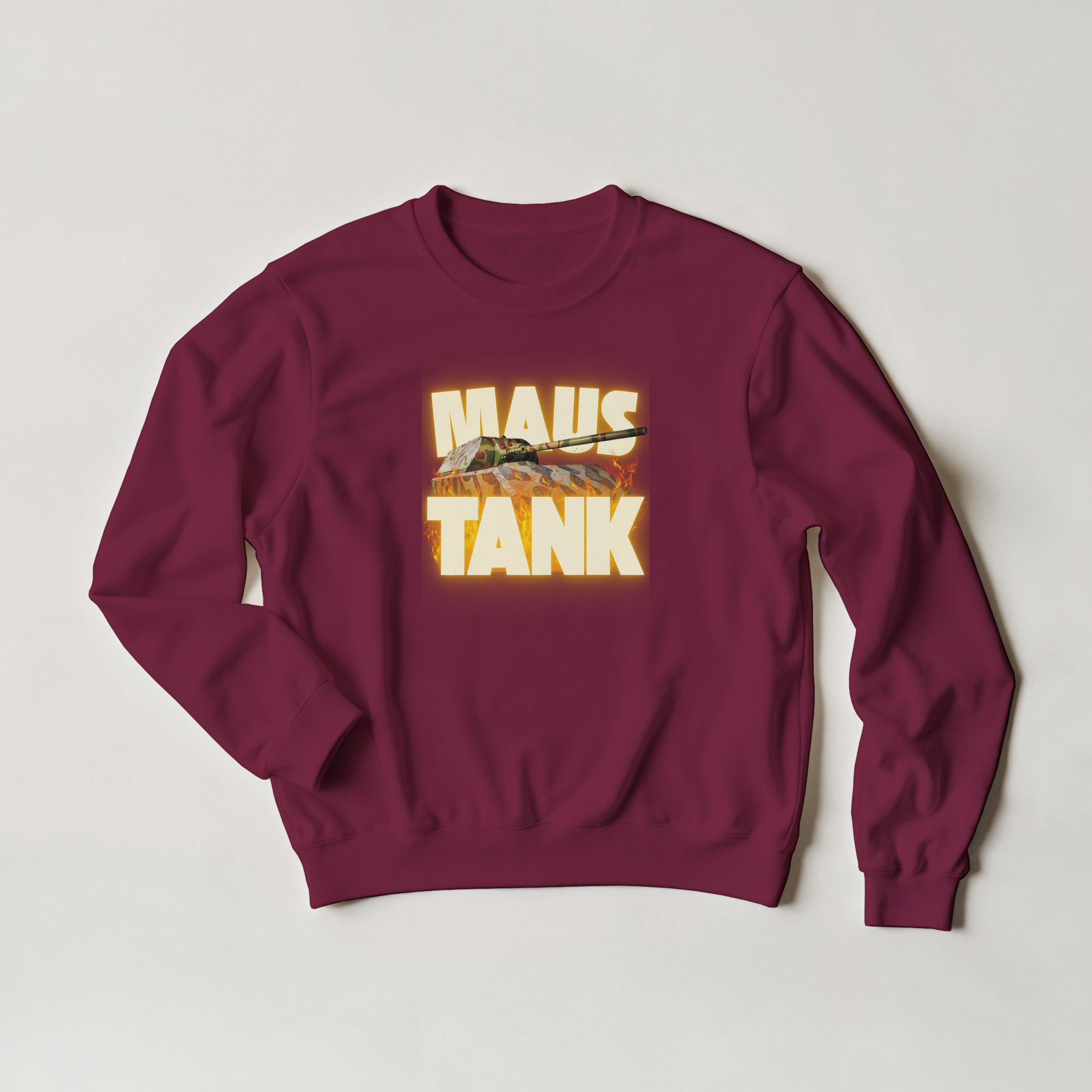 WWII Maus Tank Sweatshirt | German Panzer VIII Super Heavy Armor | Military History Gift