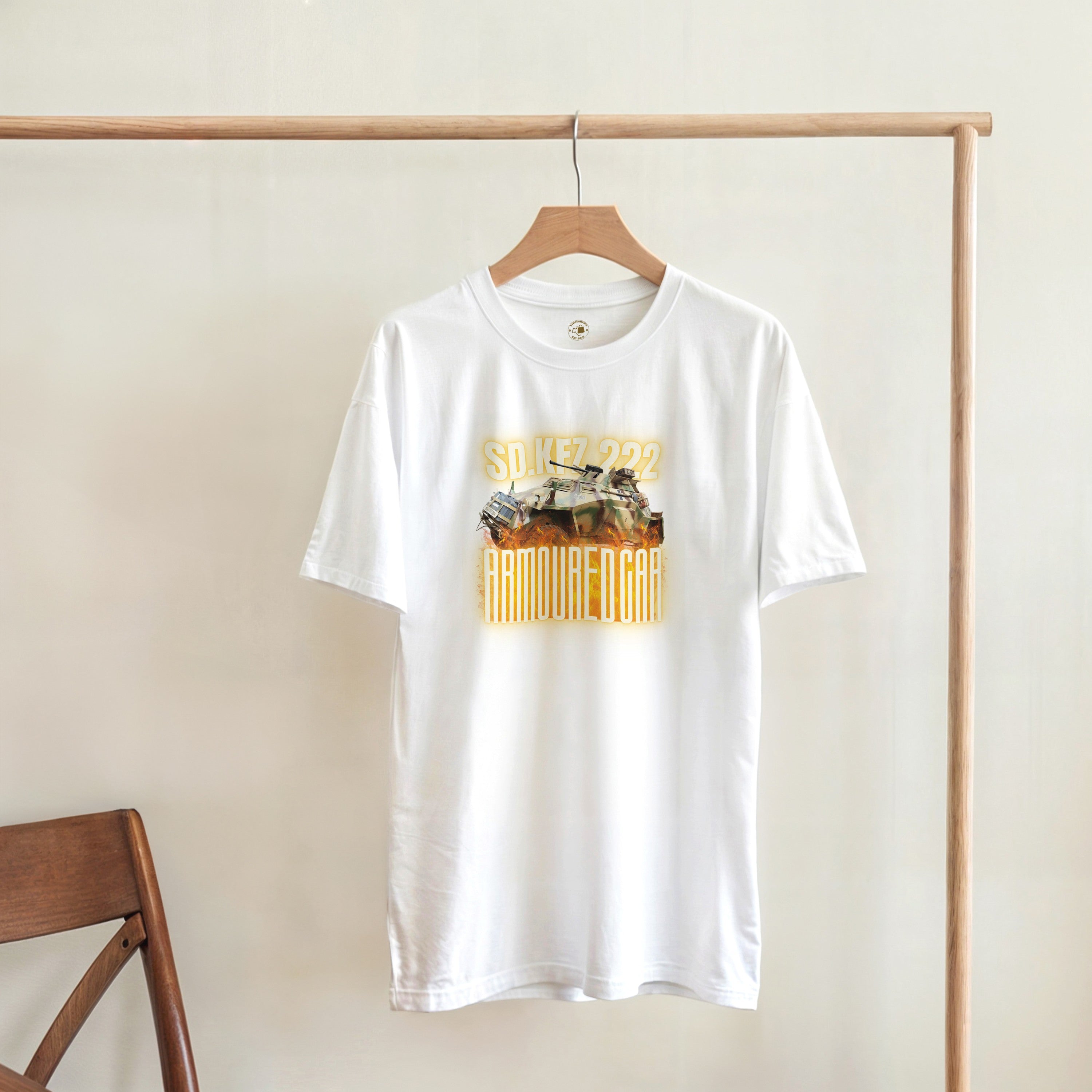 Sd.Kfz. 222 Armoured Car Shirt | WWII German Light Tank Tee | Military History Gift | World War 2 Recon Panzer T-Shirt | Scout Vehicle