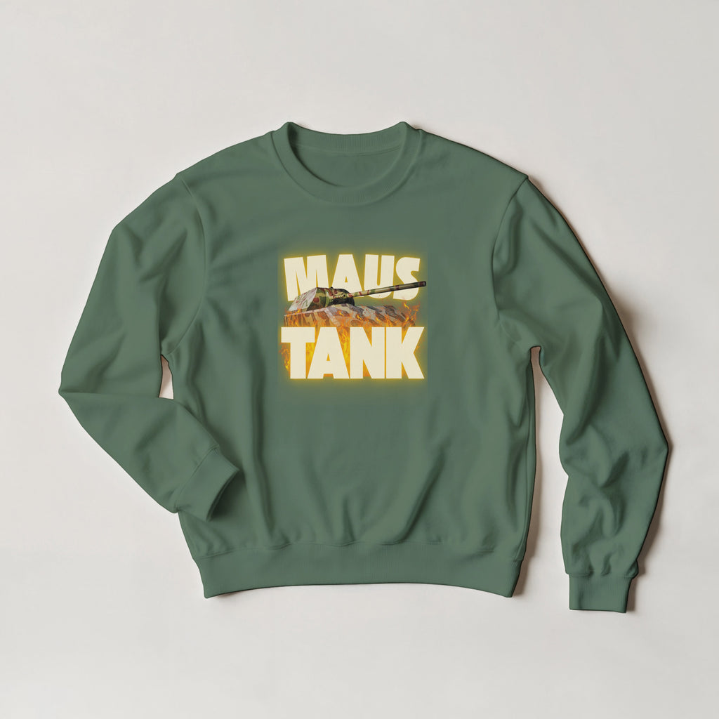 WWII Maus Tank Sweatshirt | German Panzer VIII Super Heavy Armor | Military History Gift