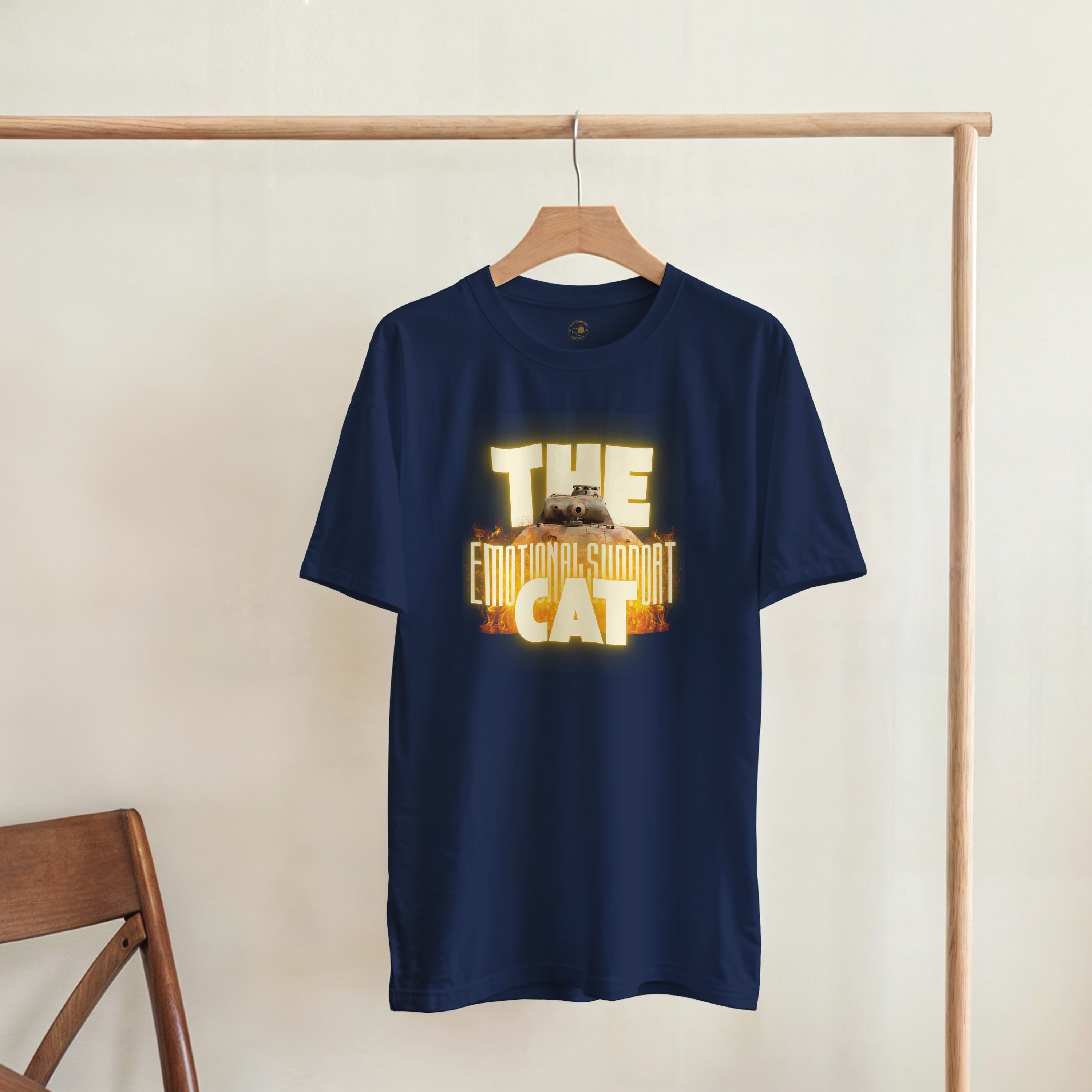 Emotional Support Cat Shirt | Panther Panzer V Meme Tee | WW2 Military History Gift