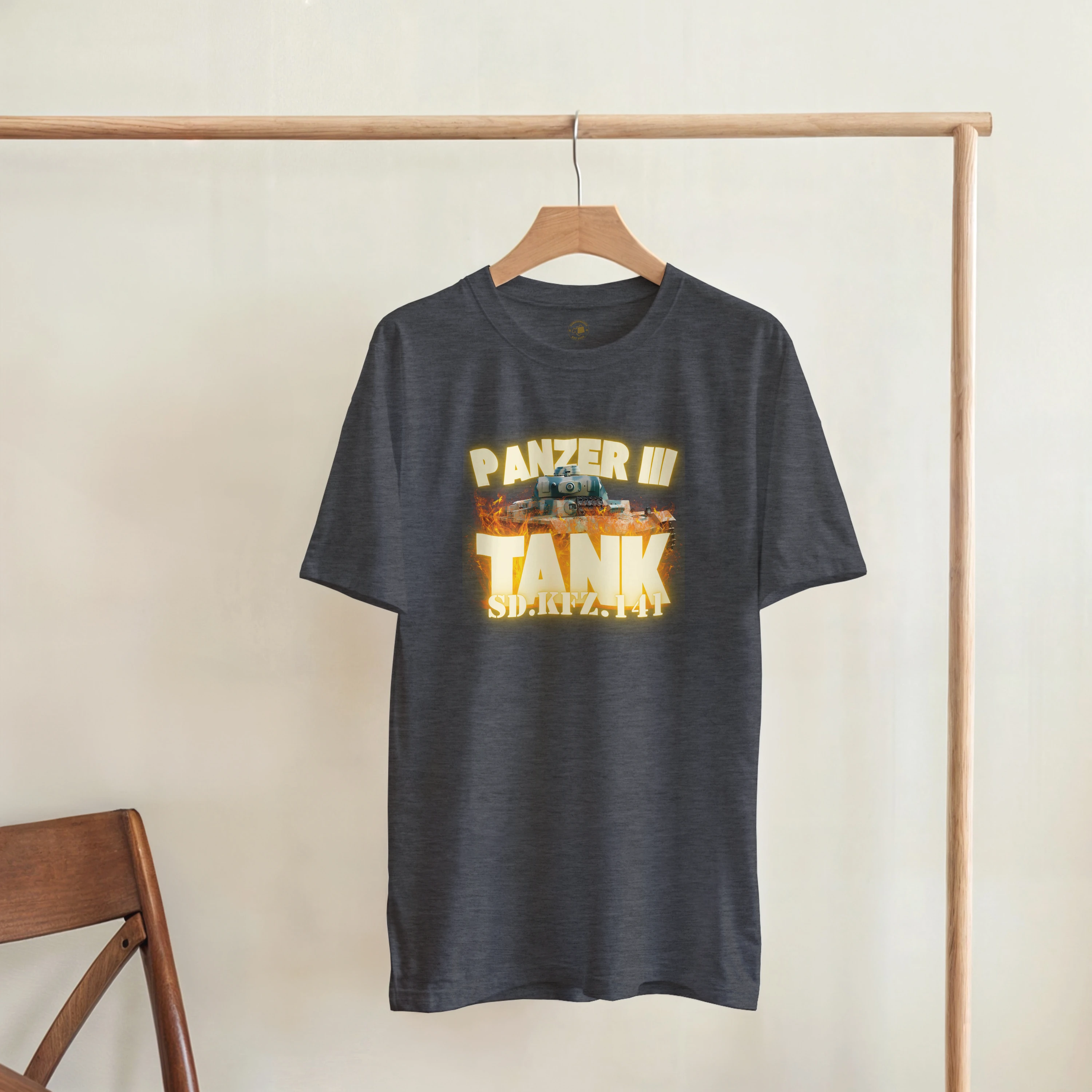 Panzer III Tank Shirt | German Sd.Kfz.141 Medium Tank Tee | WWII Military History Gift