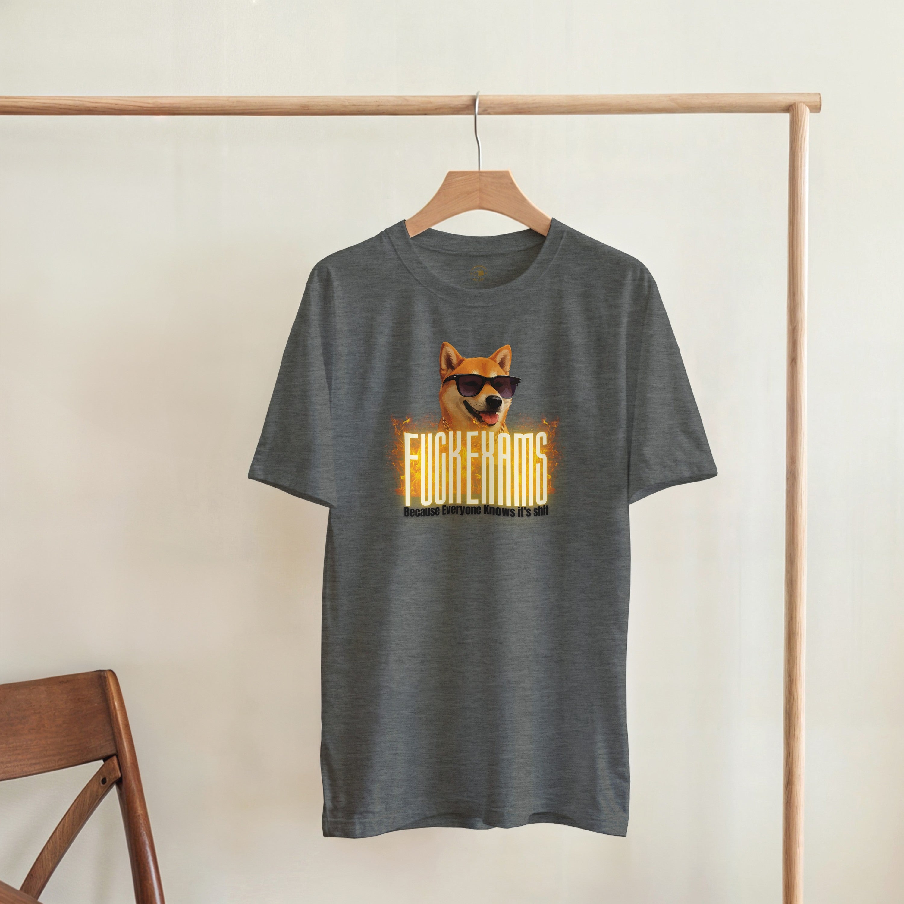 Shiba Inu Sunglasses Dog Shirt | Funny Doge Meme Tee | Sarcastic Student Gift