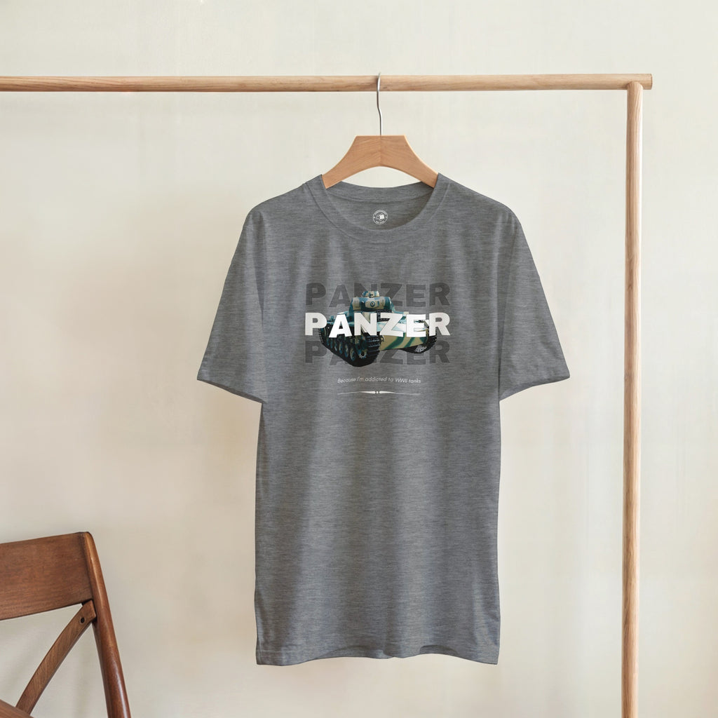 WWII Panzer Tank T-Shirt | Funny History Buff Tee | WW2 Military Streetwear