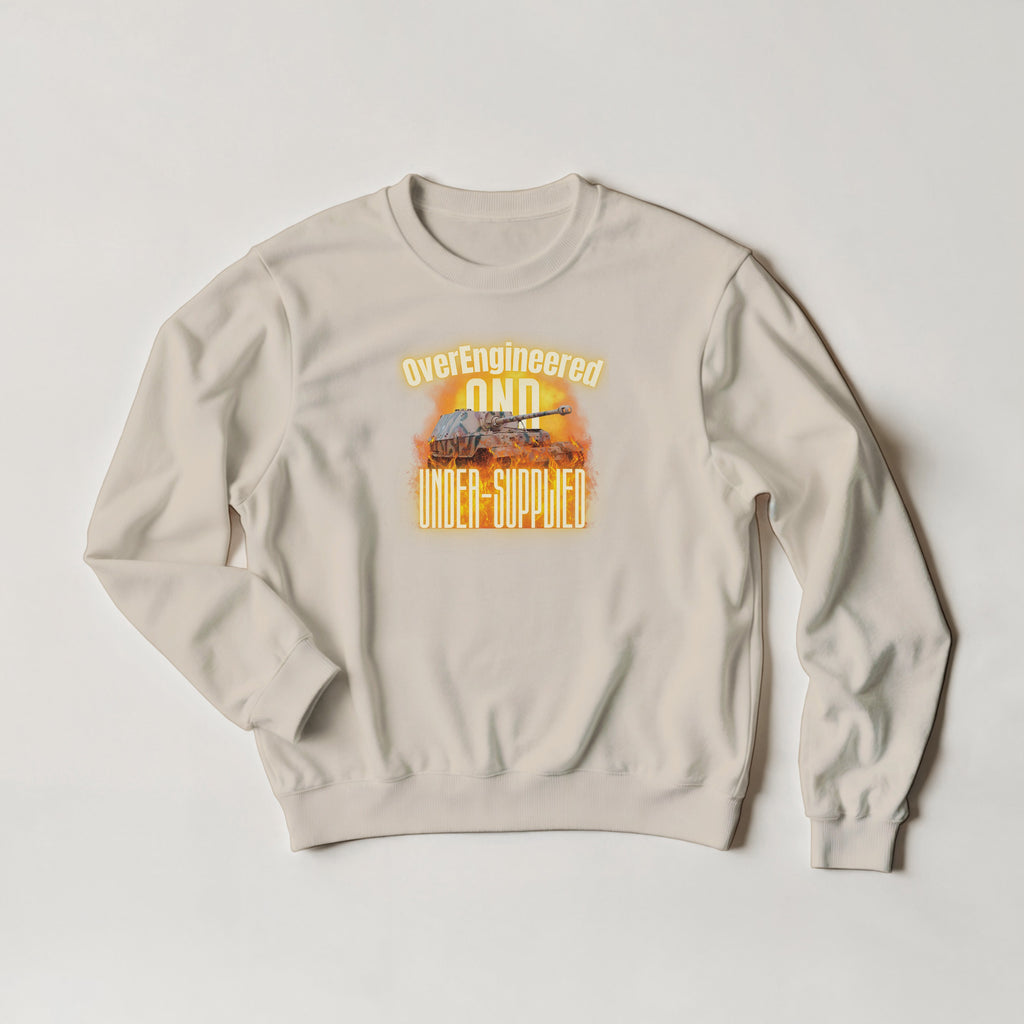 Certified Menace To Society Sweater | Panther Tank Doge Meme | WW2 Graphic Crewneck