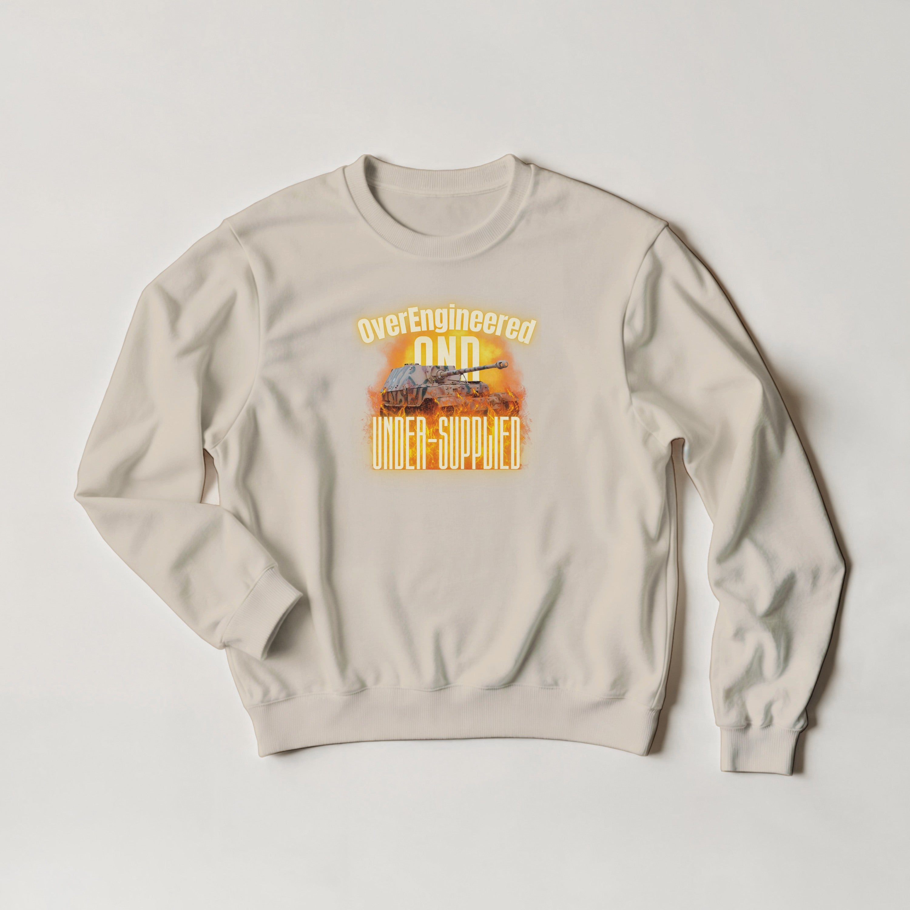 Certified Menace To Society Sweater | Panther Tank Doge Meme | WW2 Graphic Crewneck
