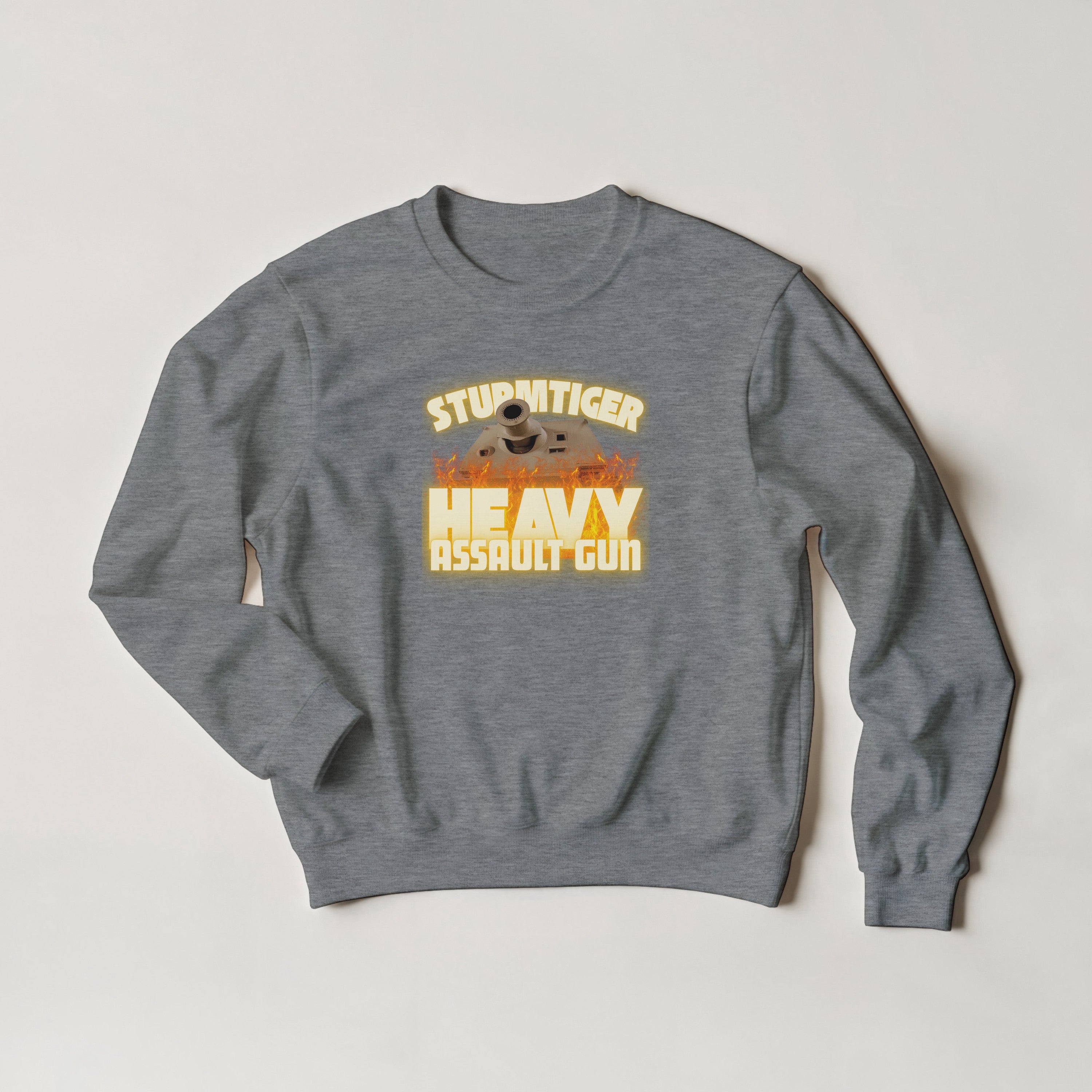 Sturmtiger Sweater | WWII German Assault Gun Crewneck | Heavy Tank Military History Gift