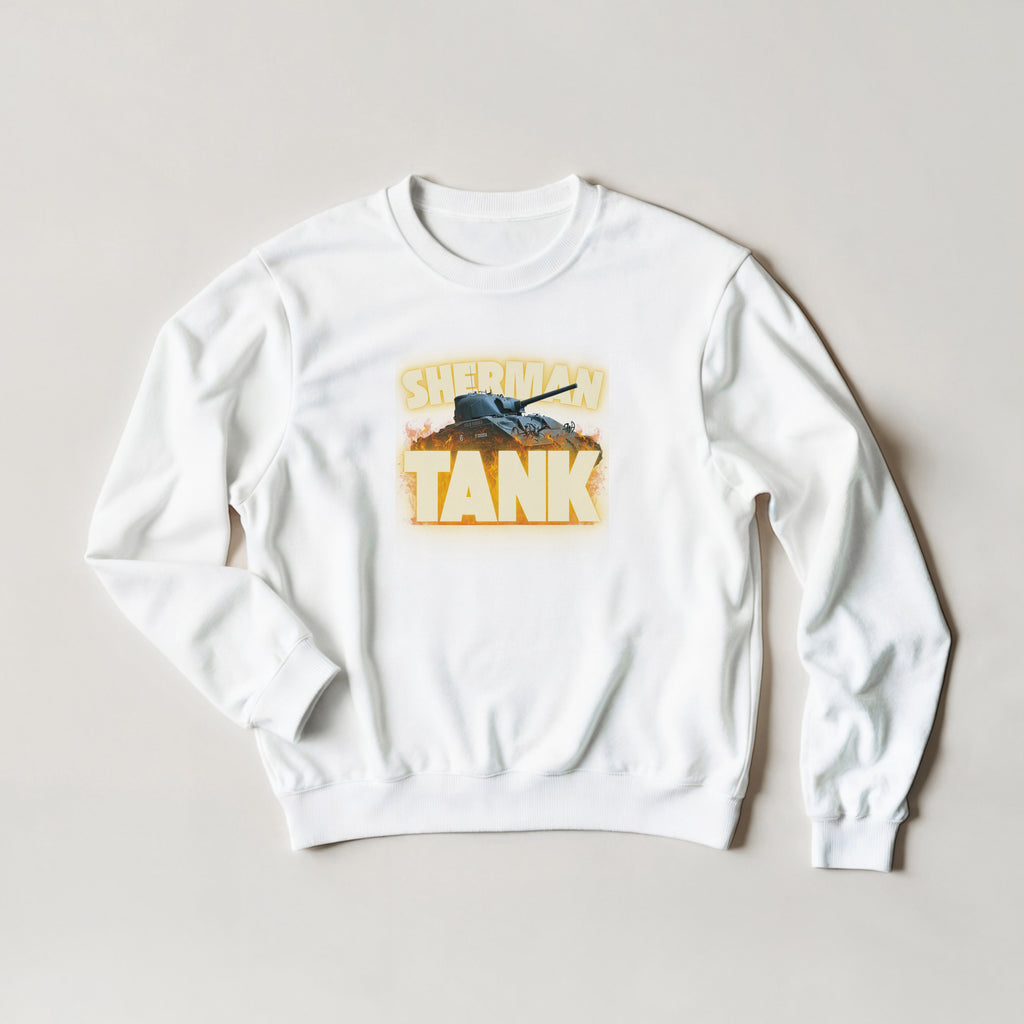 M4 Sherman Tank Sweatshirt | WWII US Army Armor Crewneck | Military History Gift