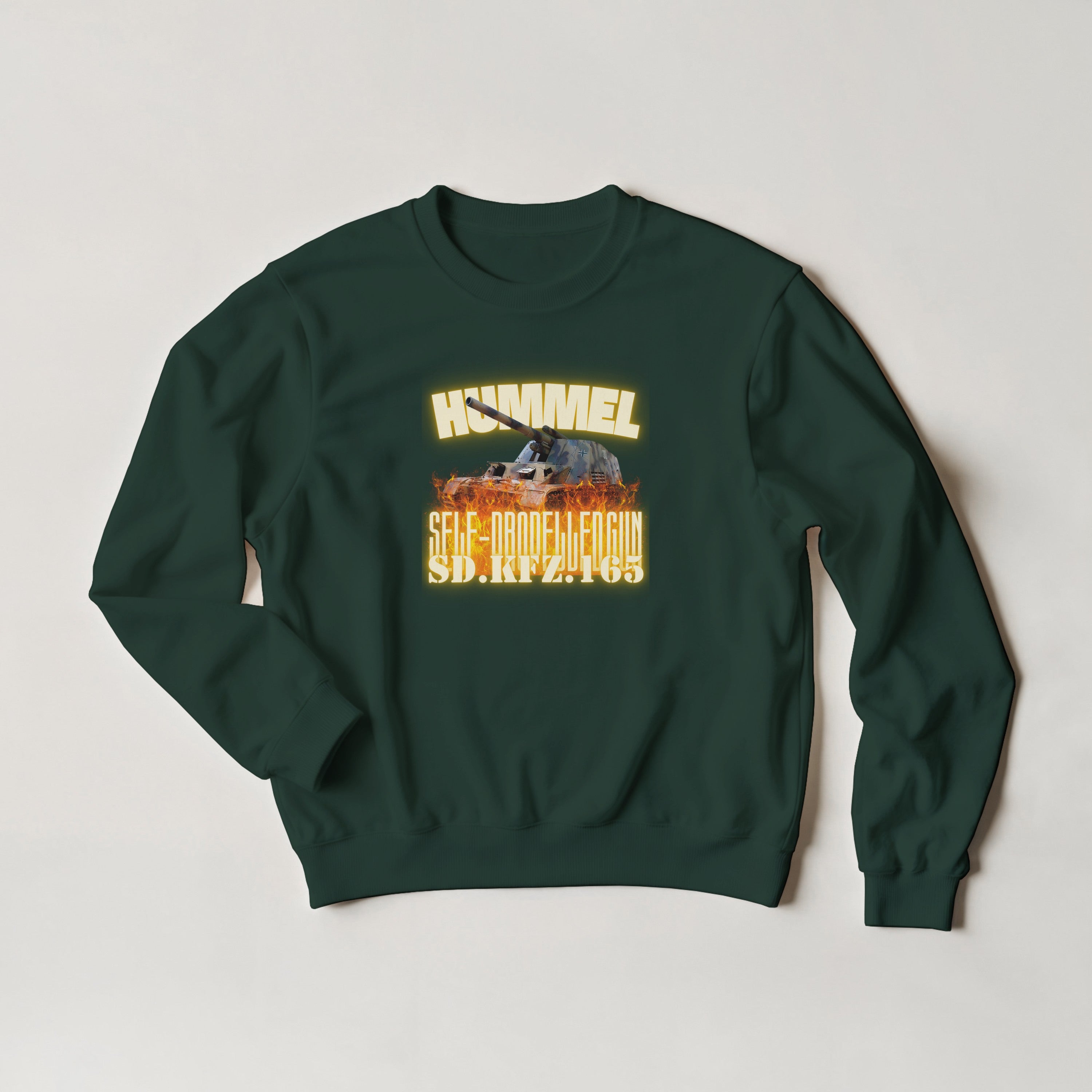 Hummel Sd.Kfz. 165 Sweater | German Self-Propelled Gun Artillery Crewneck | WW2 Gift