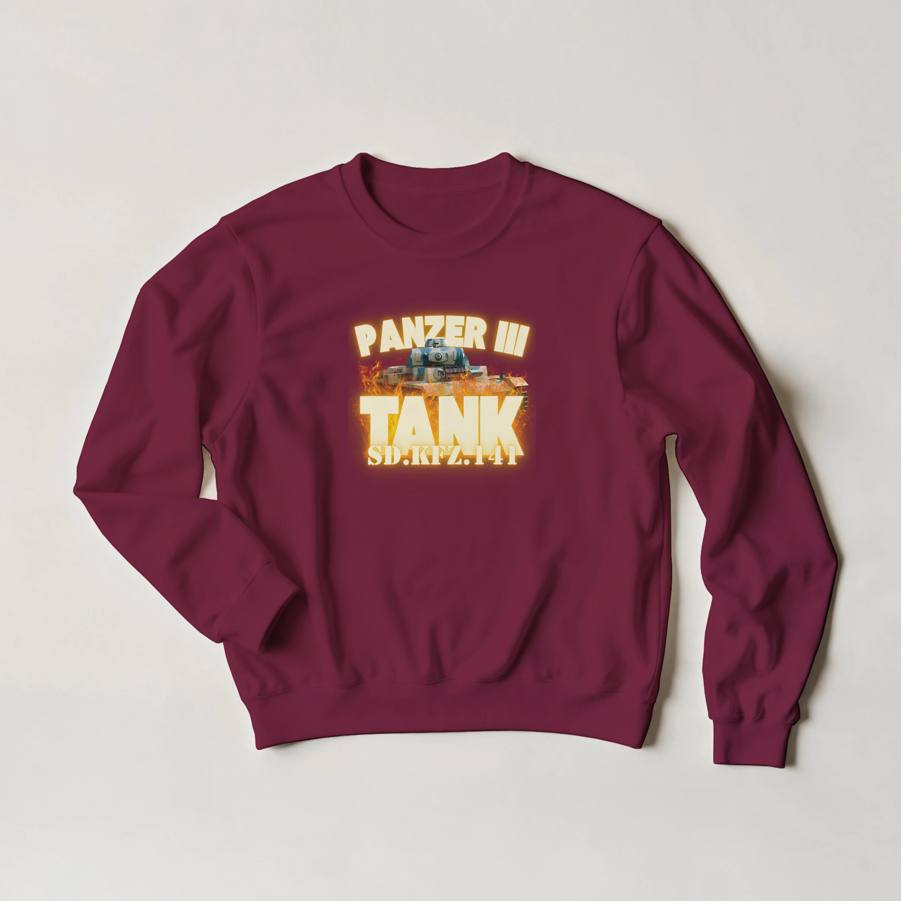 Panzer III Tank Sweatshirt | German Sd.Kfz.141 Medium Armor Crewneck | WWII History Gift