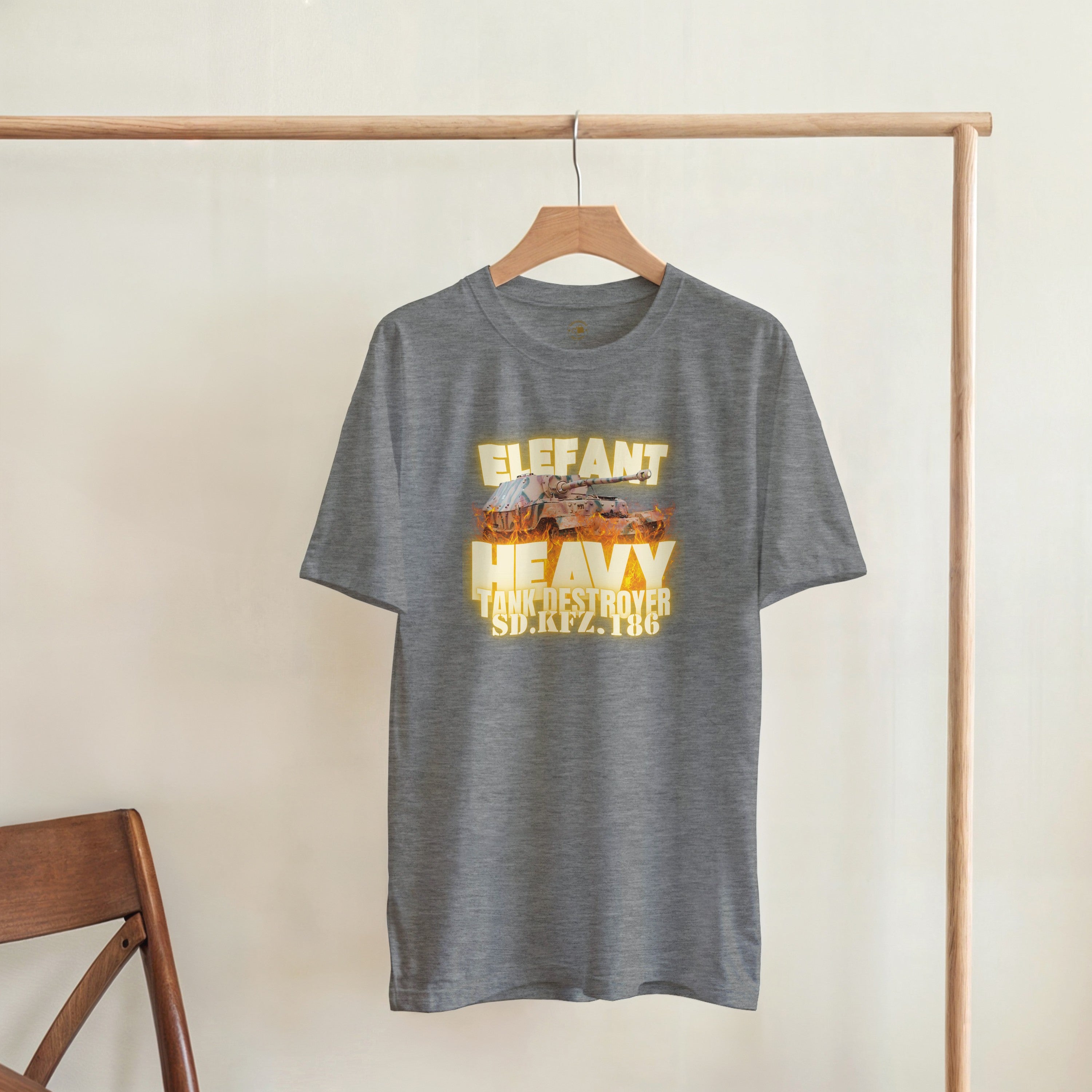 German Elefant Tank Destroyer Shirt | WW2 Panzer Heavy Armor Tee | Military History Gift