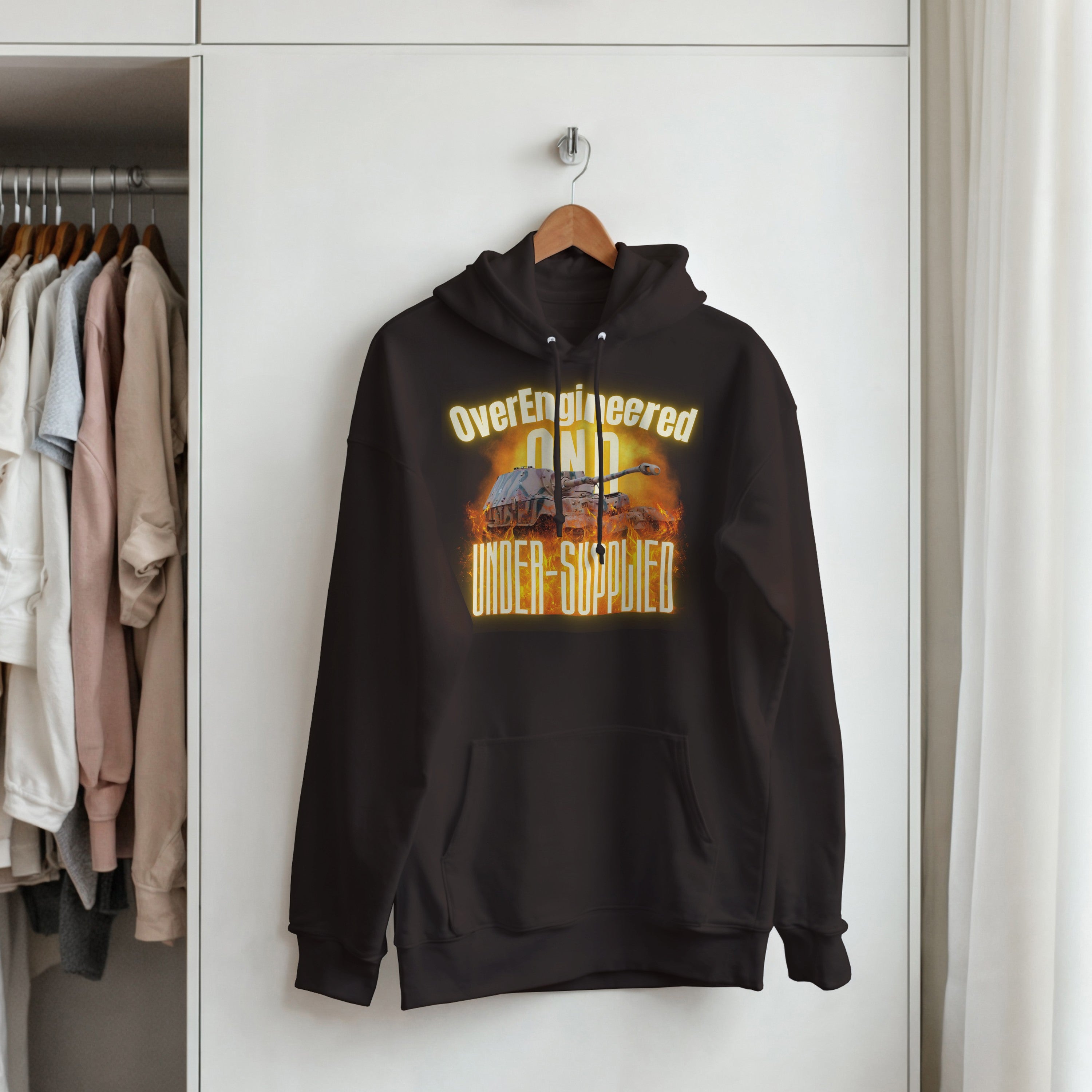 Ferdinand Tank Hoodie | Overengineered Under-Supplied Elefant Meme | WW2 History Gift