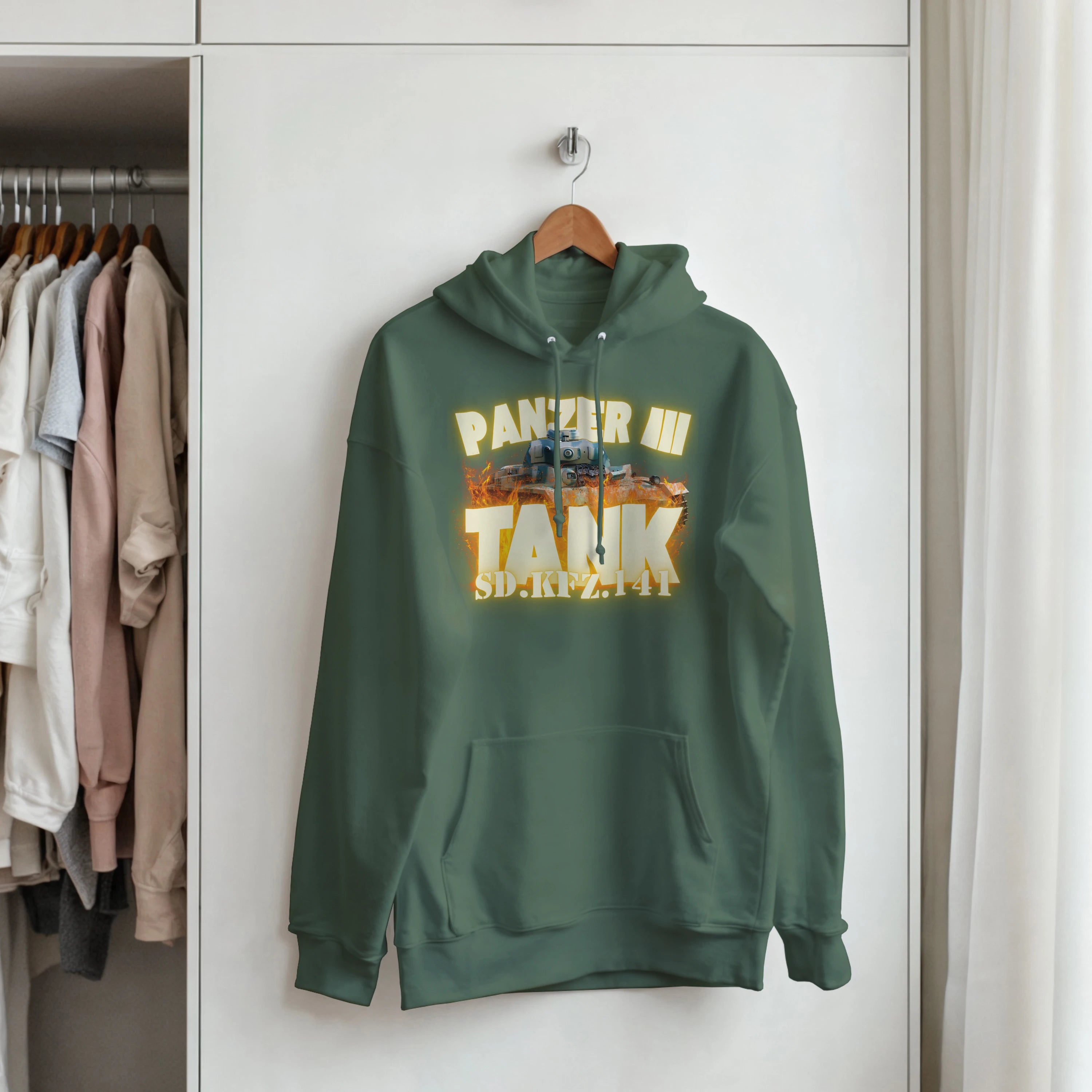 Panzer III Tank Hoodie | German Sd.Kfz.141 Medium Armor Pullover | WWII History Gift