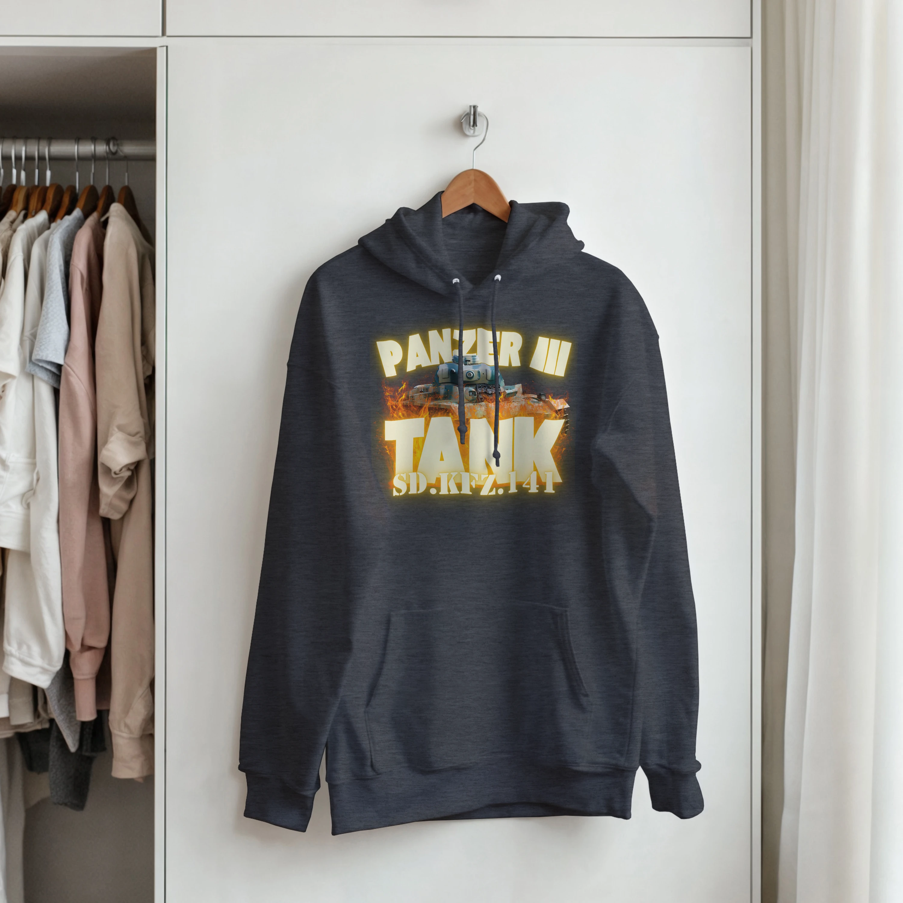 Panzer III Tank Hoodie | German Sd.Kfz.141 Medium Armor Pullover | WWII History Gift