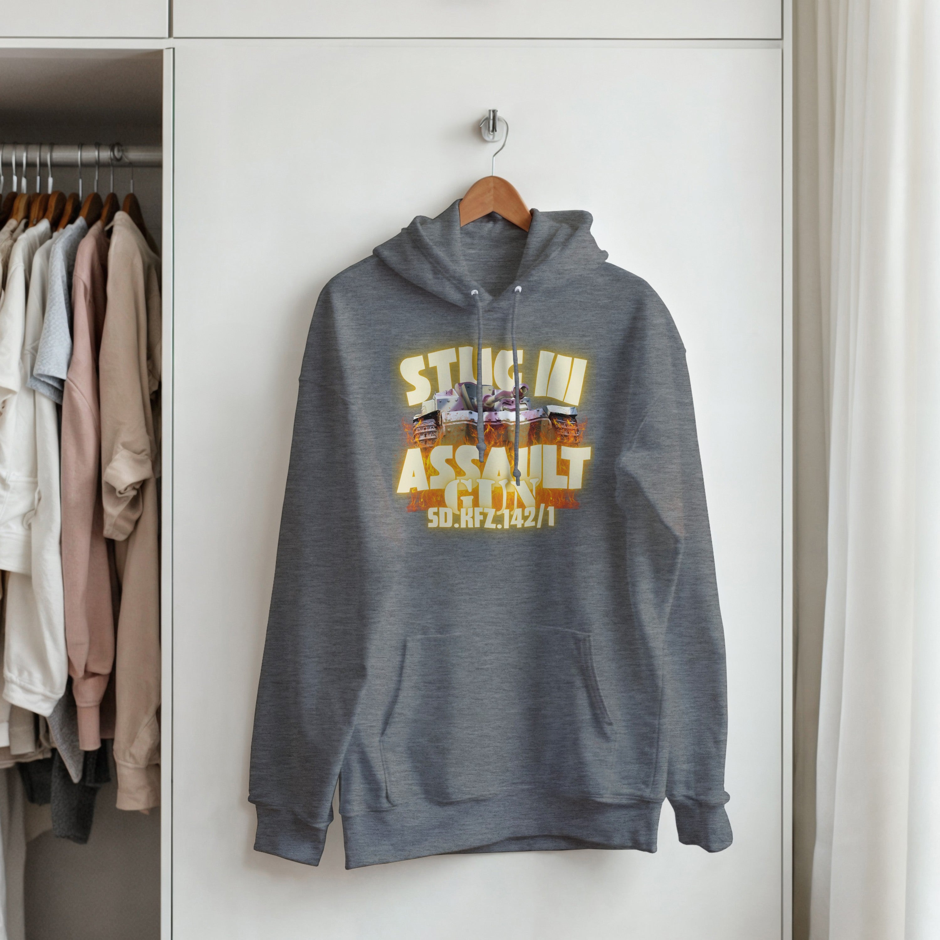 STUG III Assault Gun Hoodie | WW2 German Tank Destroyer Pullover | Military History Gift