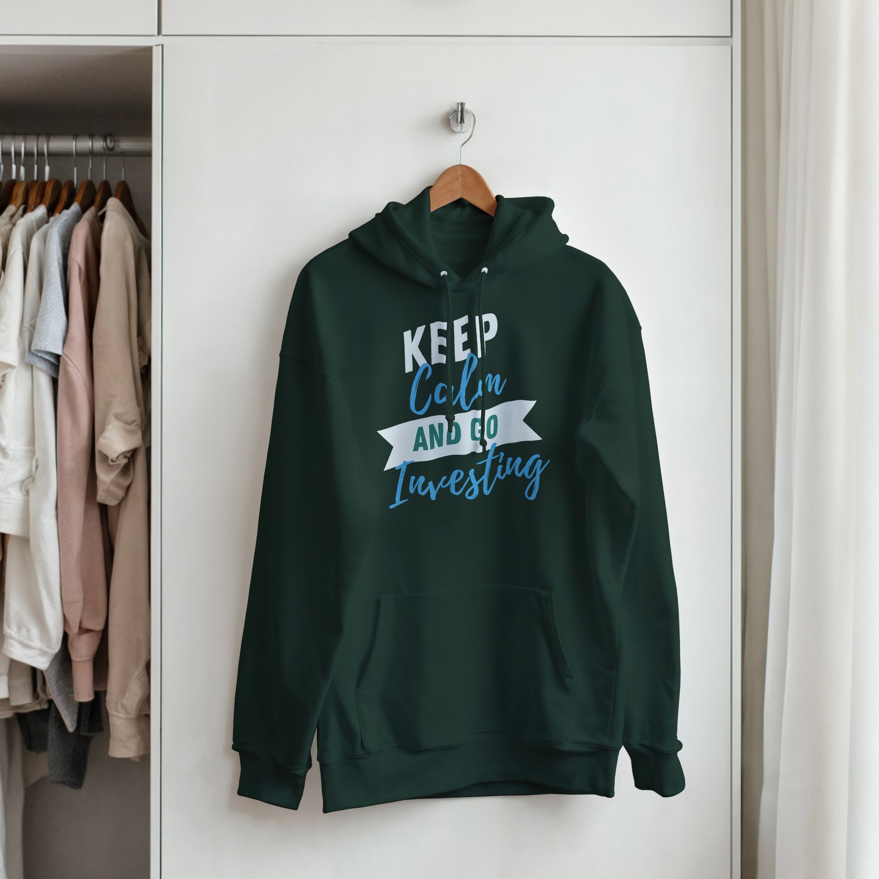 Investing Hoodie | Stock Market Candlestick Chart Pullover | Dividend Investor Gift