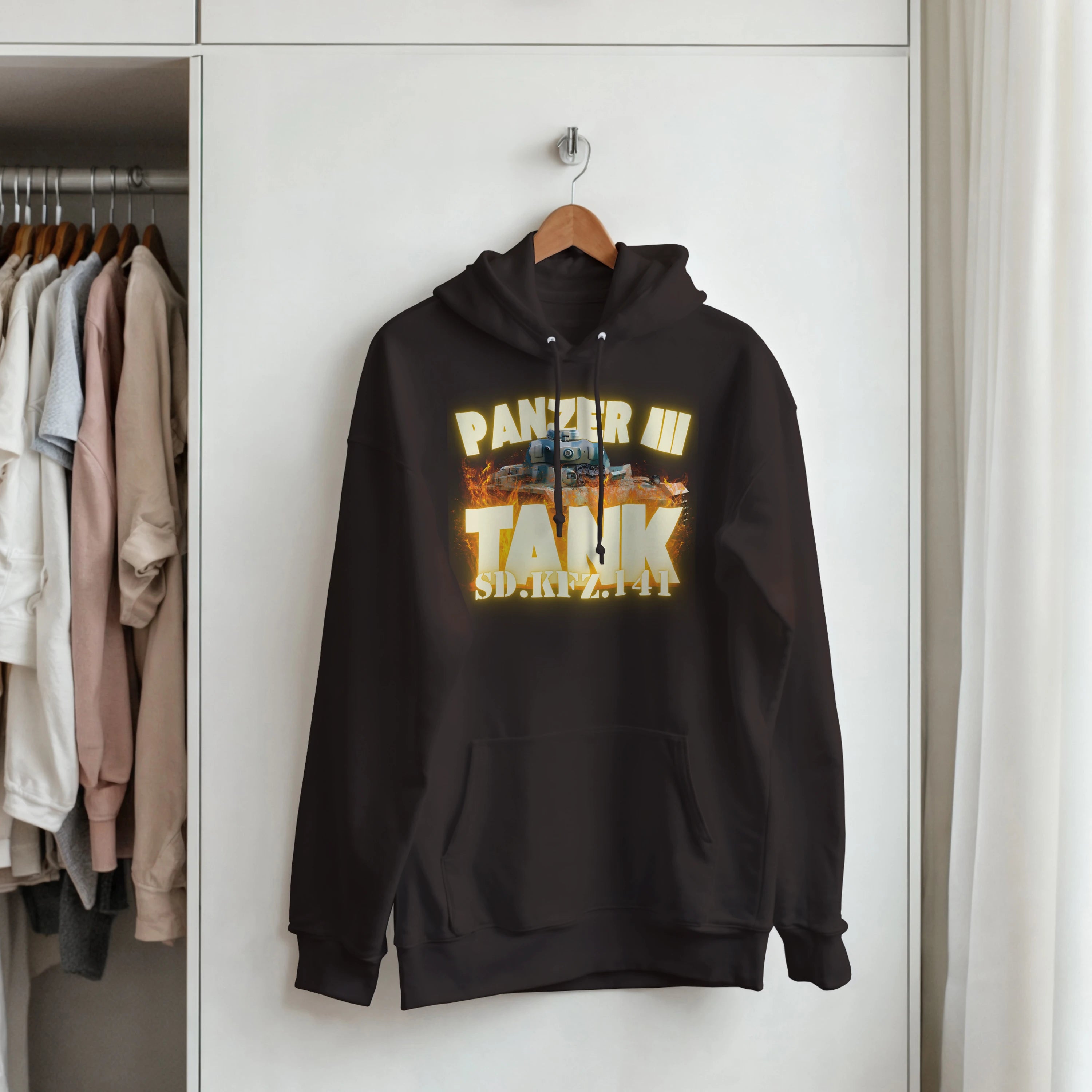 Panzer III Tank Hoodie | German Sd.Kfz.141 Medium Armor Pullover | WWII History Gift
