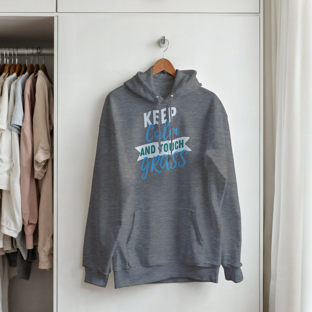 Touch Grass Hoodie | Funny Gamer Meme Sweatshirt | Gift for Gamers