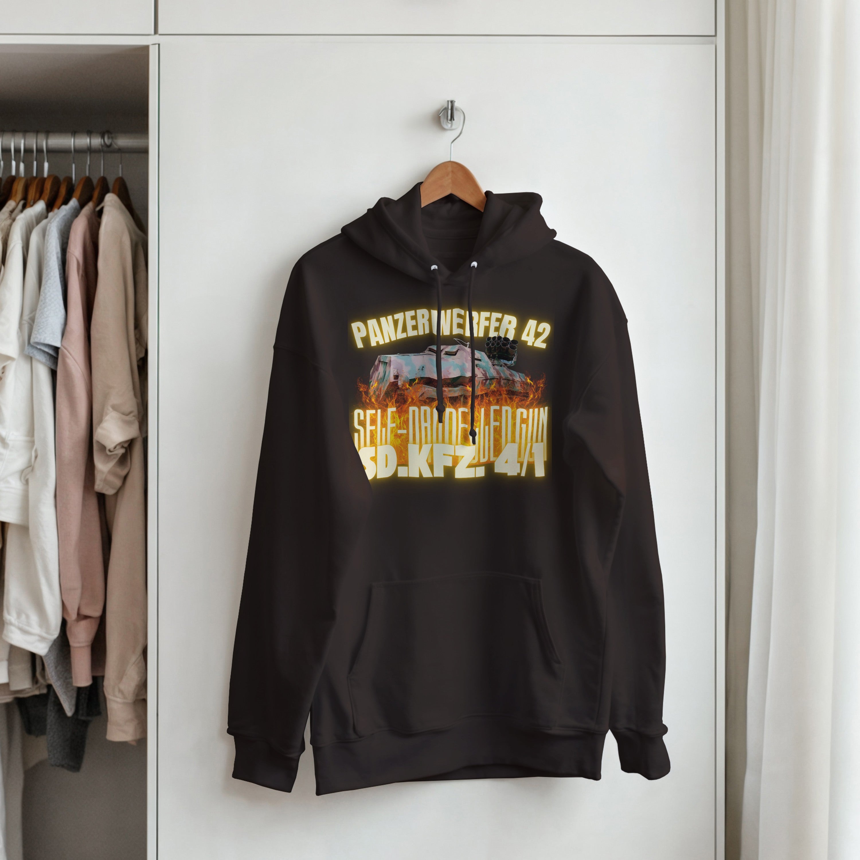 Panzerwerfer 42 Sd.Kfz. 4/1 Hoodie | WW2 German Rocket Launcher Pullover | Military Gift
