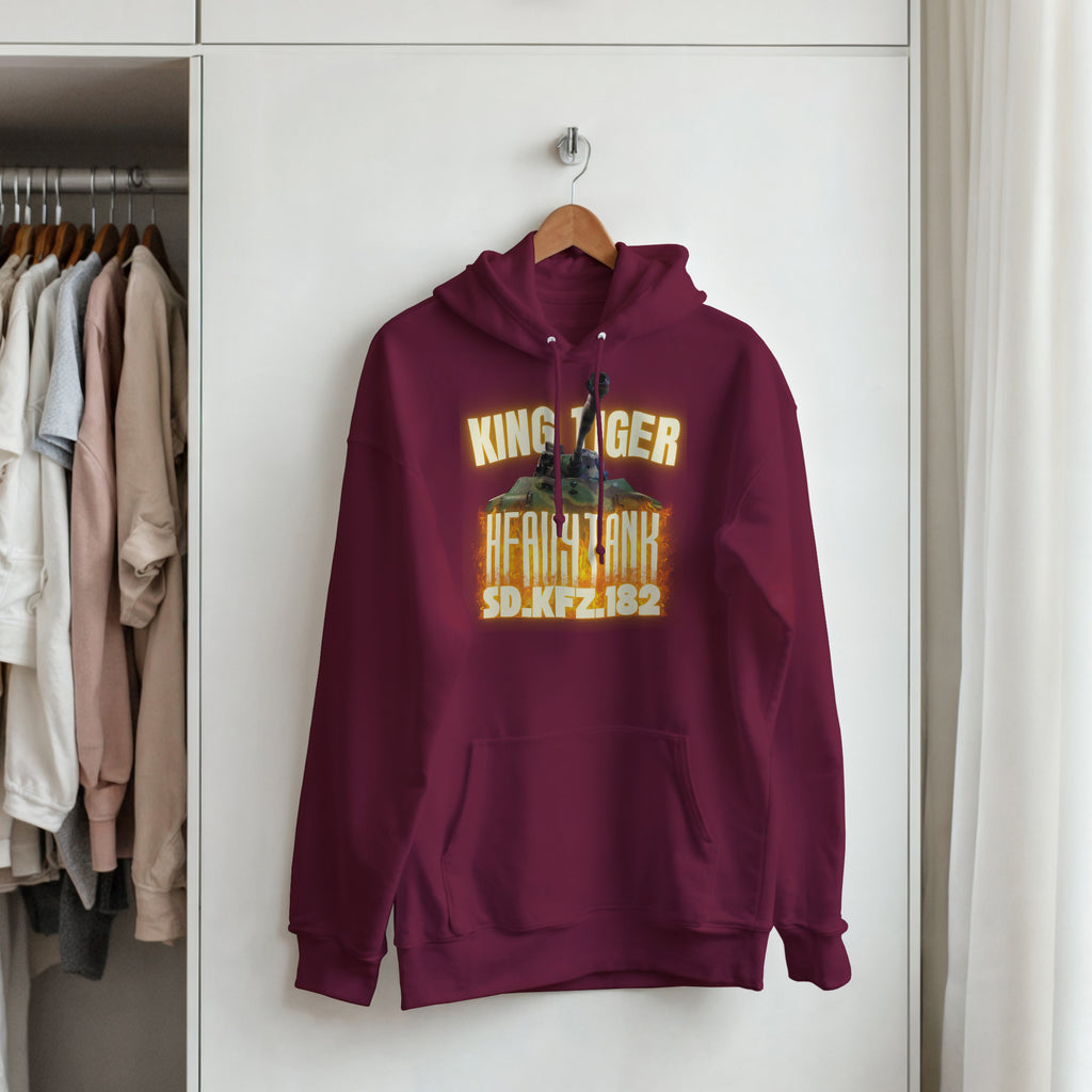 King Tiger Tank Hoodie | Tiger II WW2 German Heavy Armor Pullover | Military History Gift