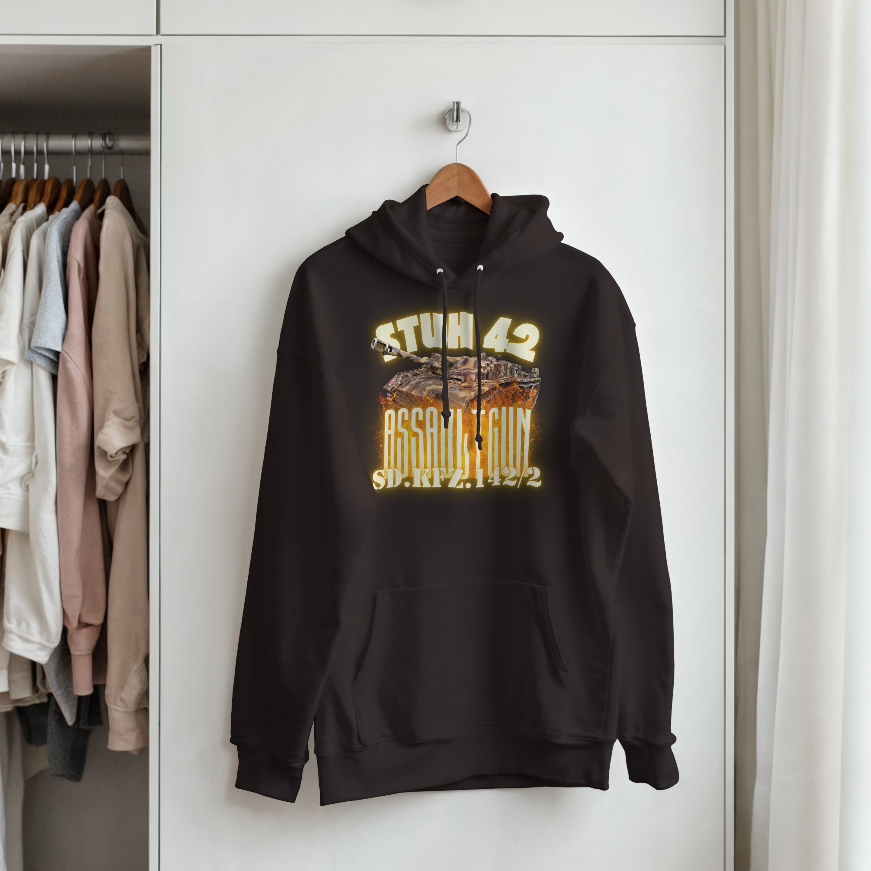 StuH 42 Assault Gun Hoodie | German WWII Howitzer Pullover | Military History Gift