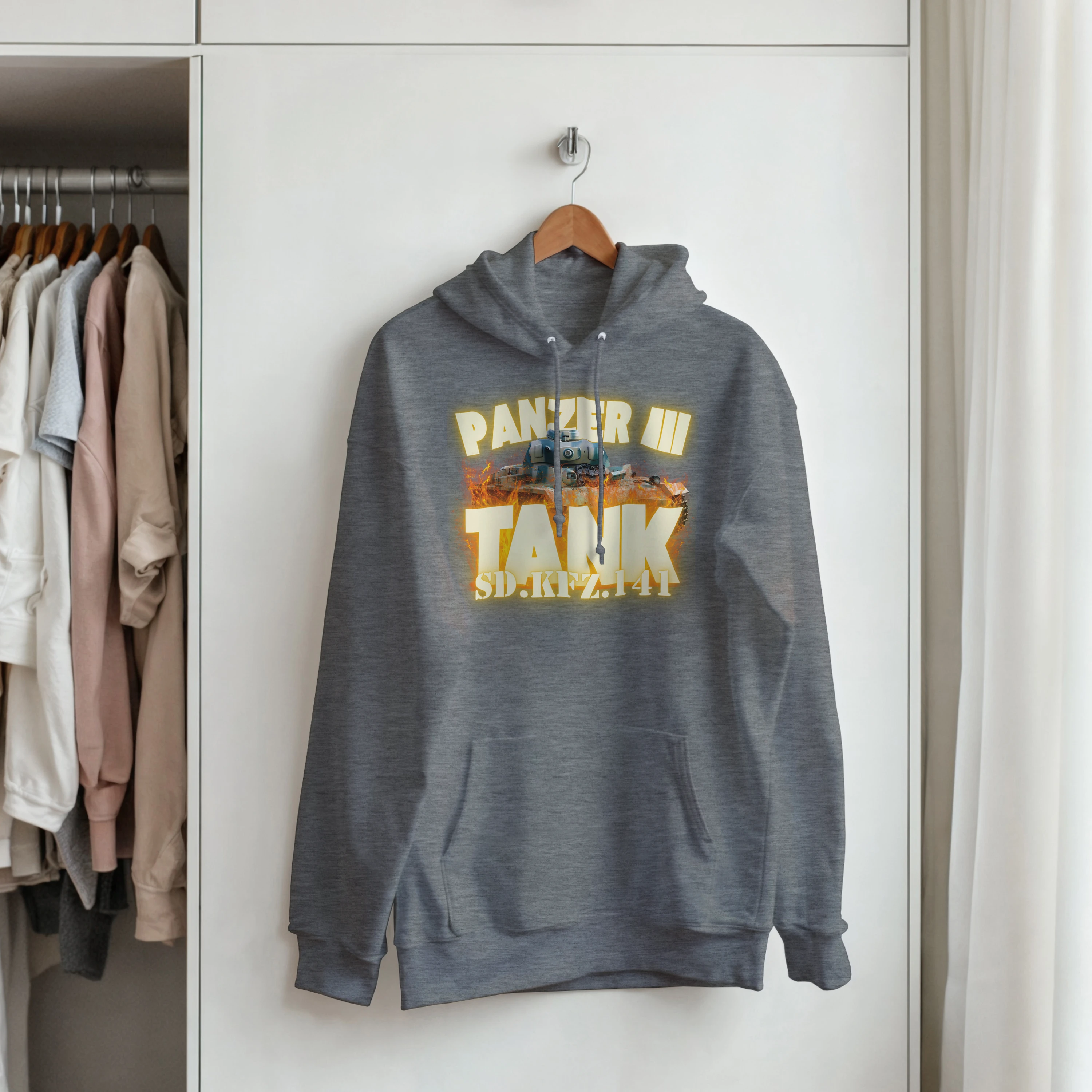 Panzer III Tank Hoodie | German Sd.Kfz.141 Medium Armor Pullover | WWII History Gift