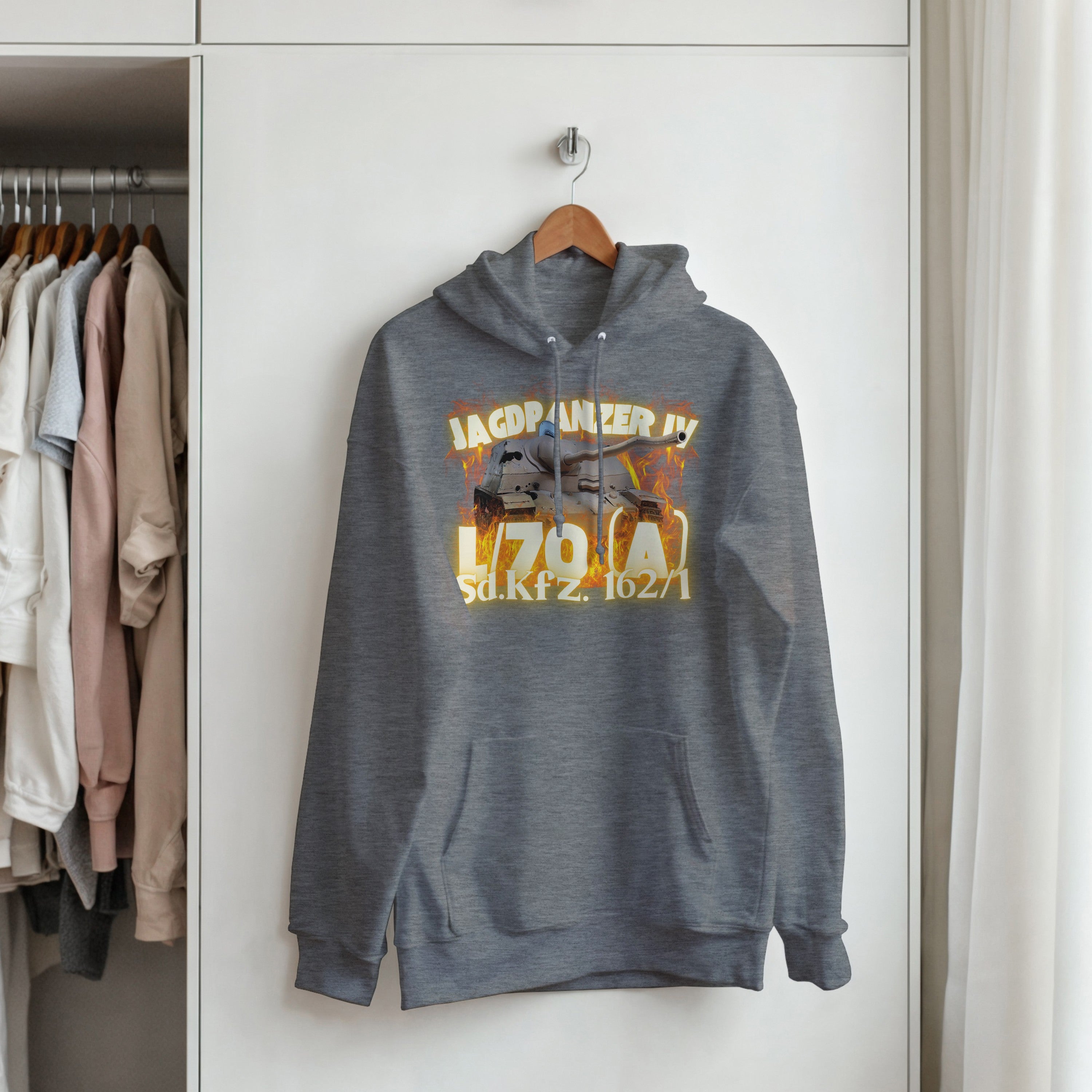 Jagdpanzer IV Hoodie | WW2 German Tank Destroyer Hooded Sweatshirt | Military History Gift | L70 A Pull Over | WWII Armour Panzer Outerwear