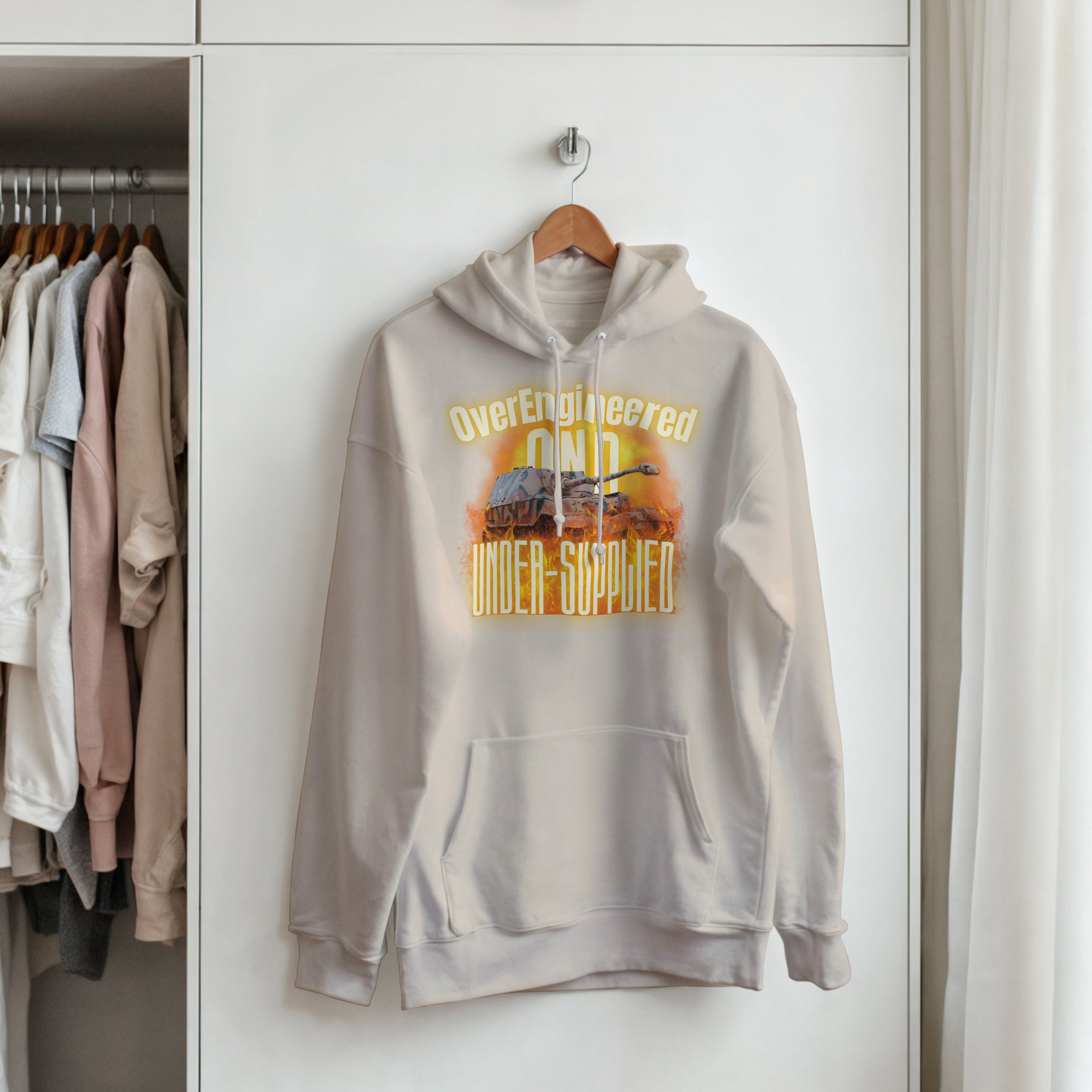 Ferdinand Tank Hoodie | Overengineered Under-Supplied Elefant Meme | WW2 History Gift