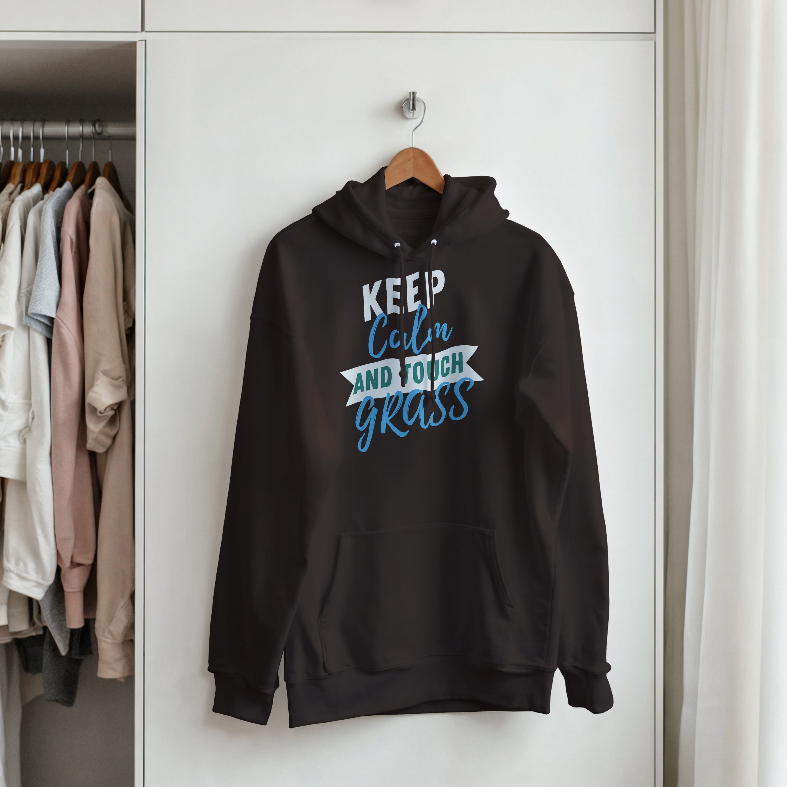 Touch Grass Hoodie | Funny Gamer Meme Sweatshirt | Gift for Gamers