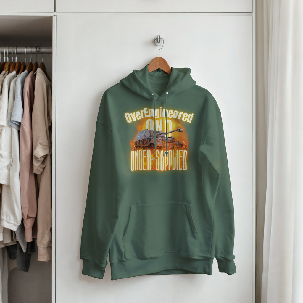Ferdinand Tank Hoodie | Overengineered Under-Supplied Elefant Meme | WW2 History Gift