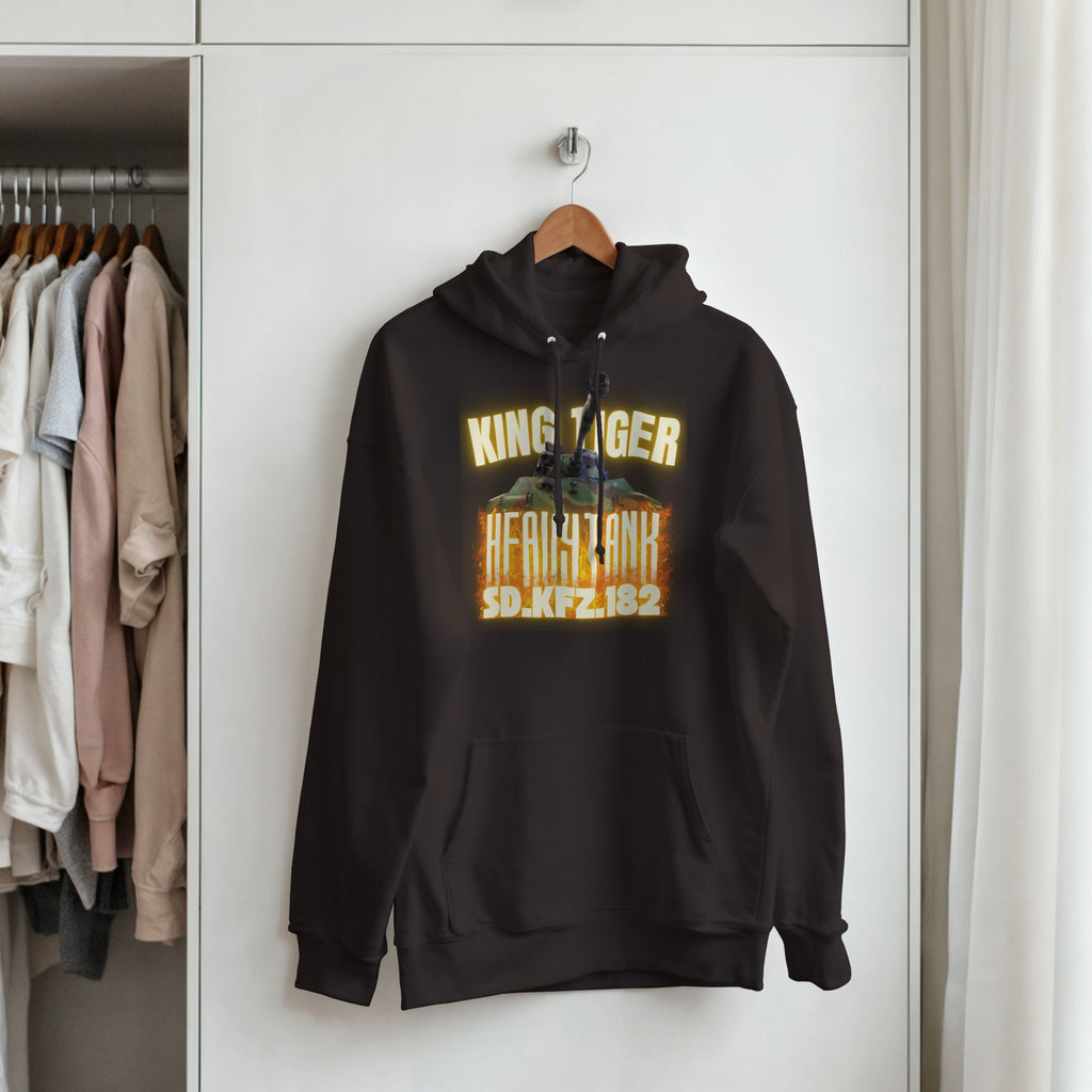 King Tiger Tank Hoodie | Tiger II WW2 German Heavy Armor Pullover | Military History Gift