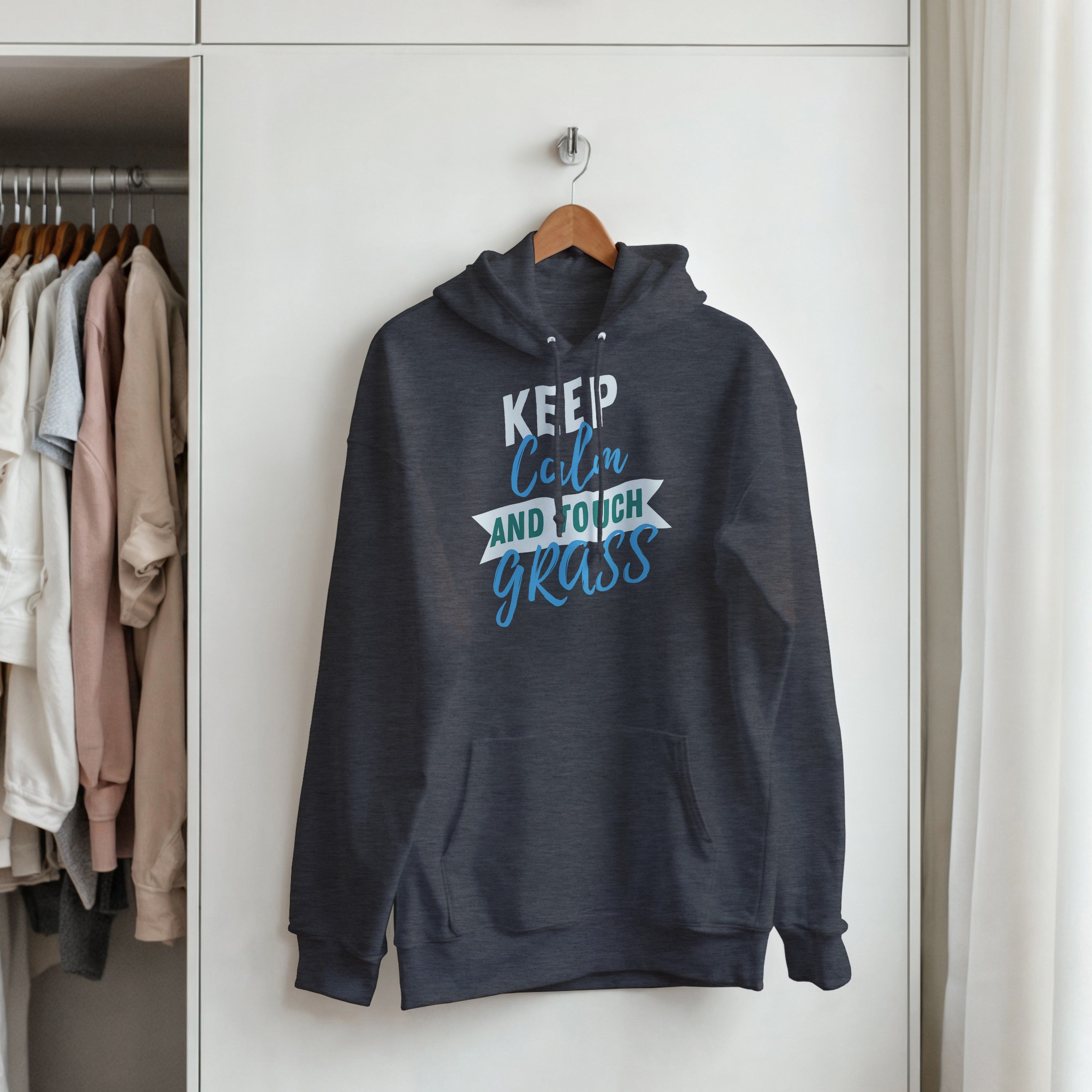 Touch Grass Hoodie | Funny Gamer Meme Sweatshirt | Gift for Gamers