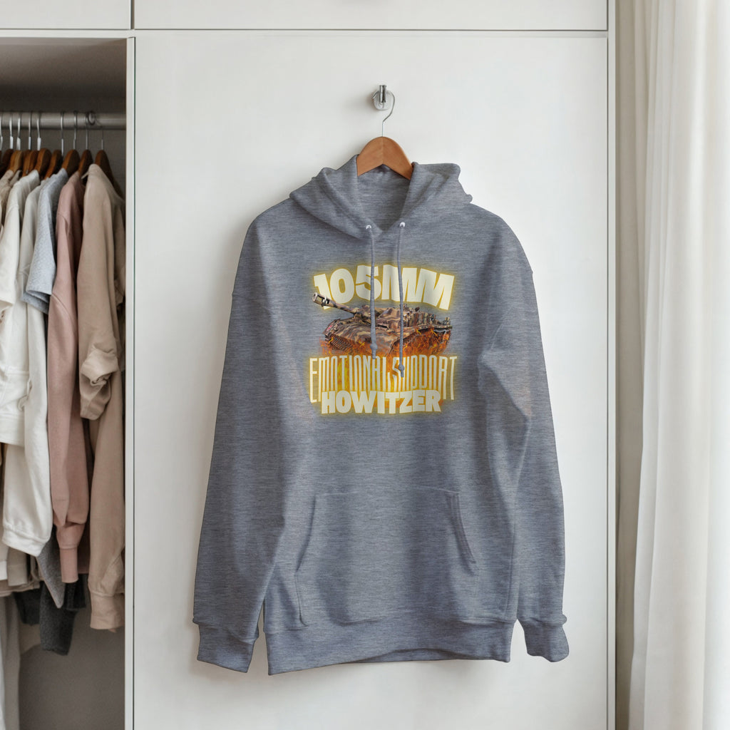 Emotional Support Howitzer Hoodie | StuH 42 German Tank Pullover | WWII Military Gift
