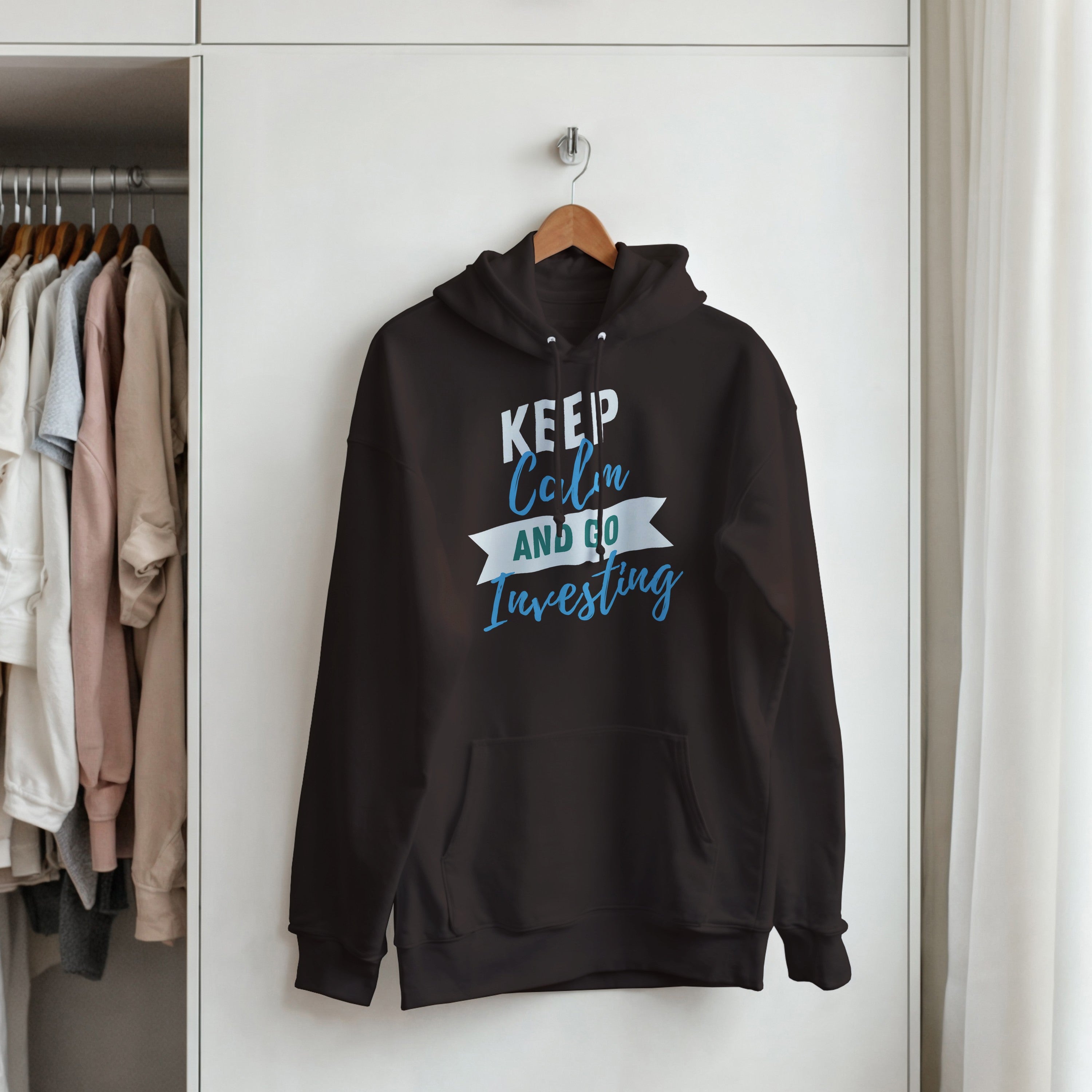 Investing Hoodie | Stock Market Candlestick Chart Pullover | Dividend Investor Gift