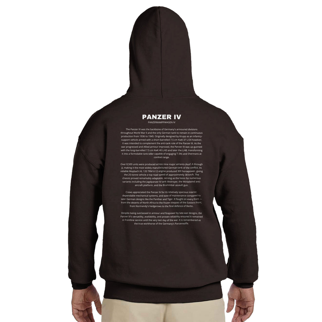 Panzer IV Tank Hoodie | German Armor Pullover | WWII History Gift | PzKpfw IV | Panzer Division | Military Apparel | Gift For History Buffs
