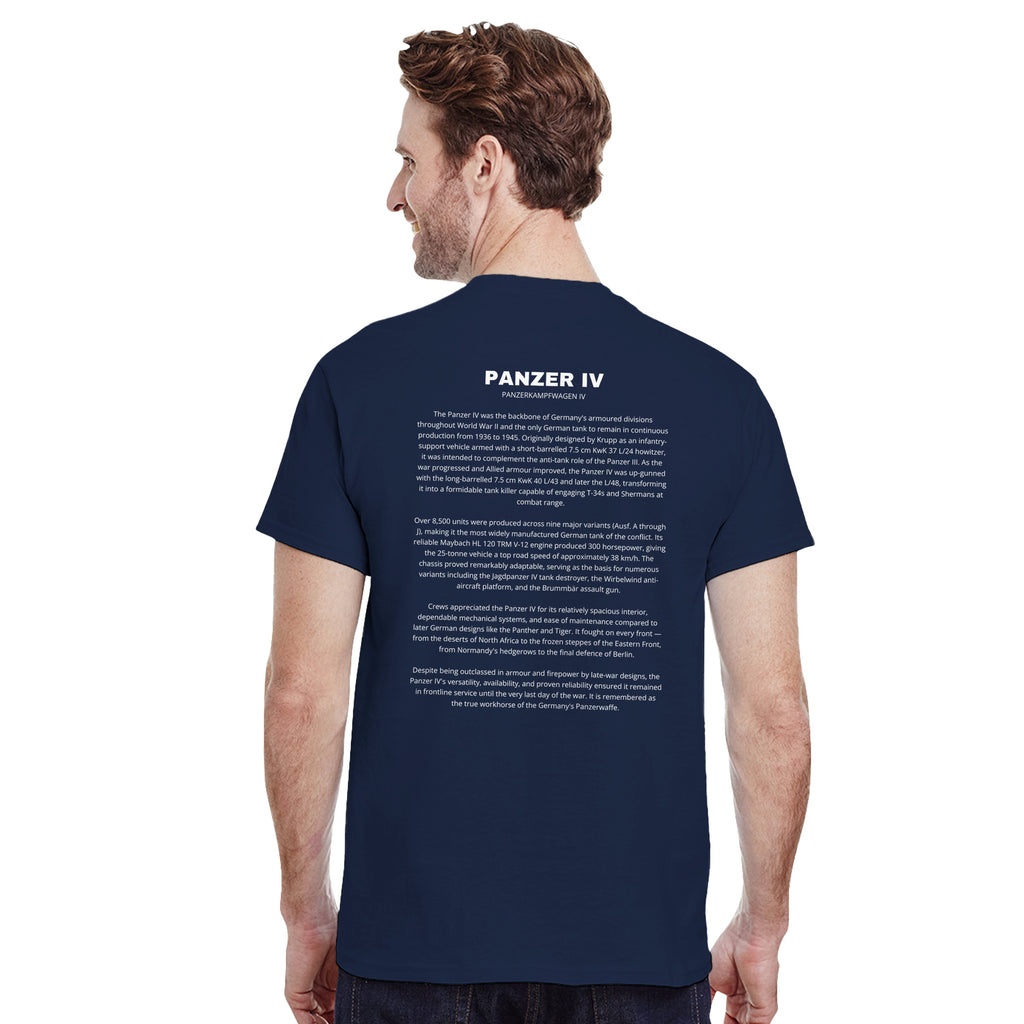 Panzer IV Tank Tee | WWII German Armor | PzKpfw IV History Gift | Military History | Panzer Division | Tactical Tee Gift for History Buffs