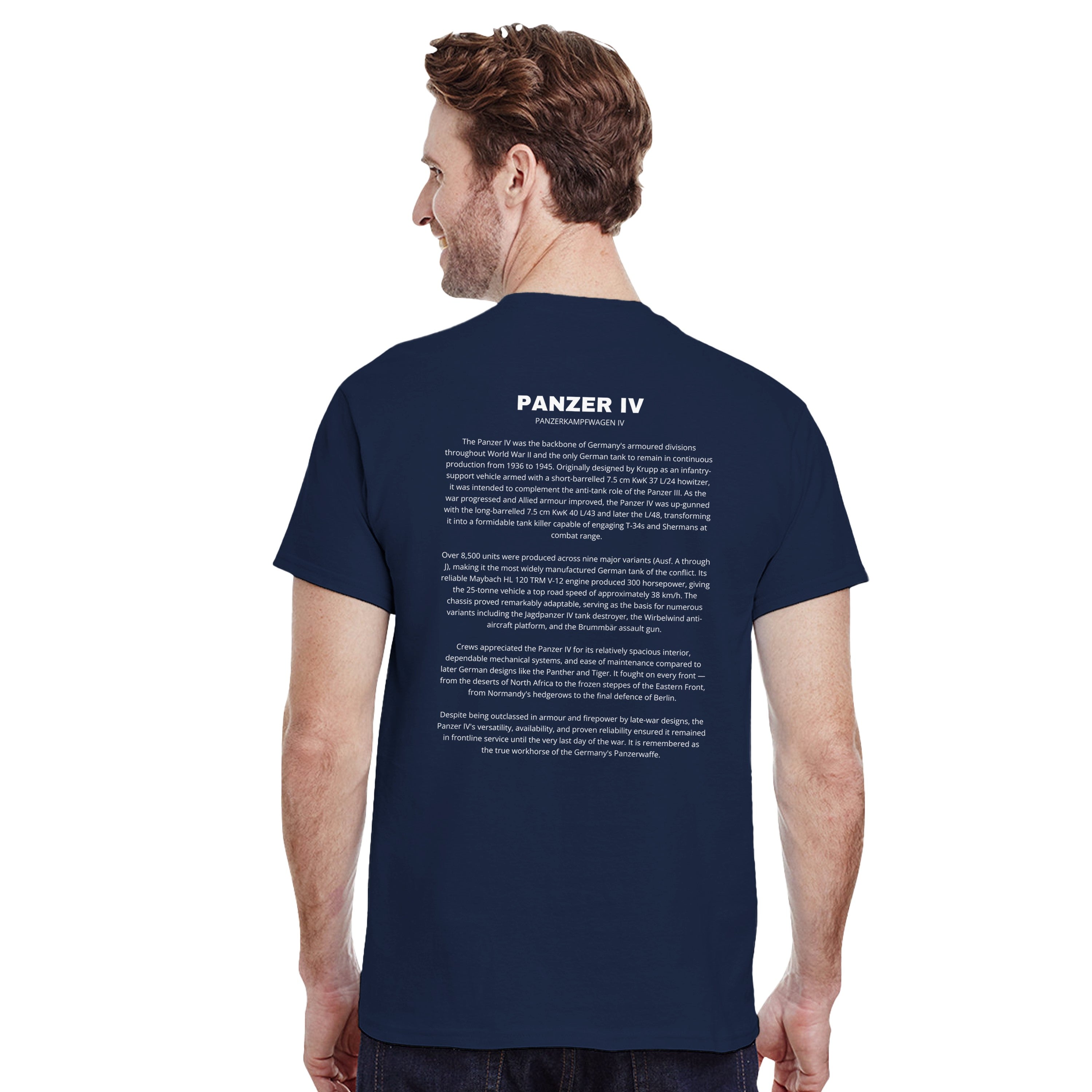 Panzer IV Tank Tee | WWII German Armor | PzKpfw IV History Gift | Military History | Panzer Division | Tactical Tee Gift for History Buffs