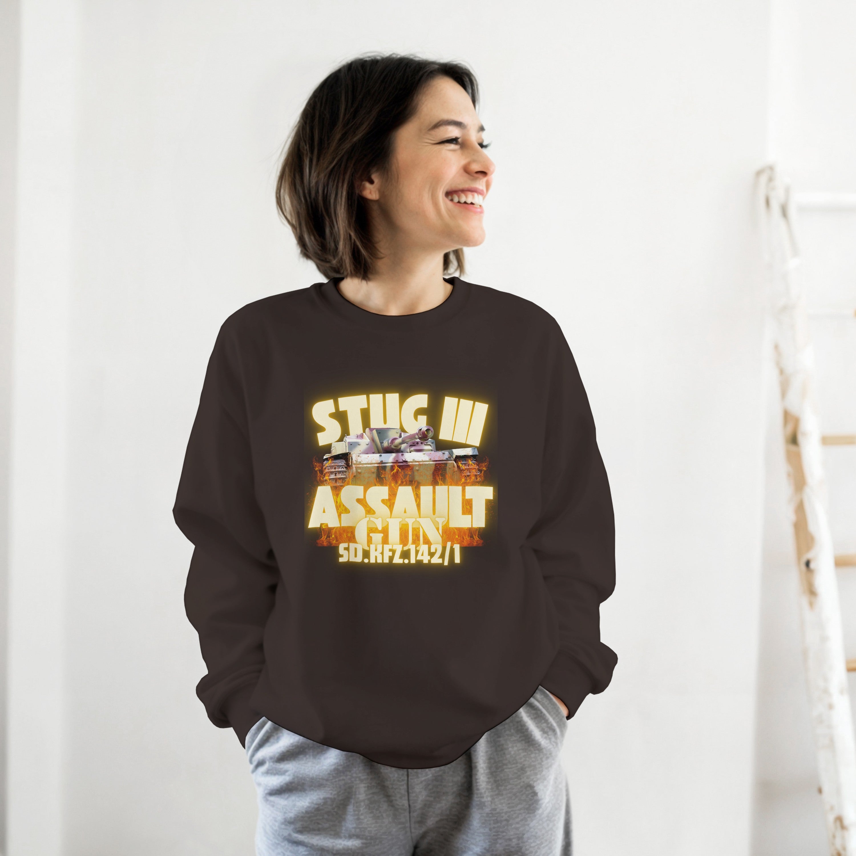 STUG III Assault Gun Sweater | WW2 German Tank Destroyer Crewneck | Military History Gift