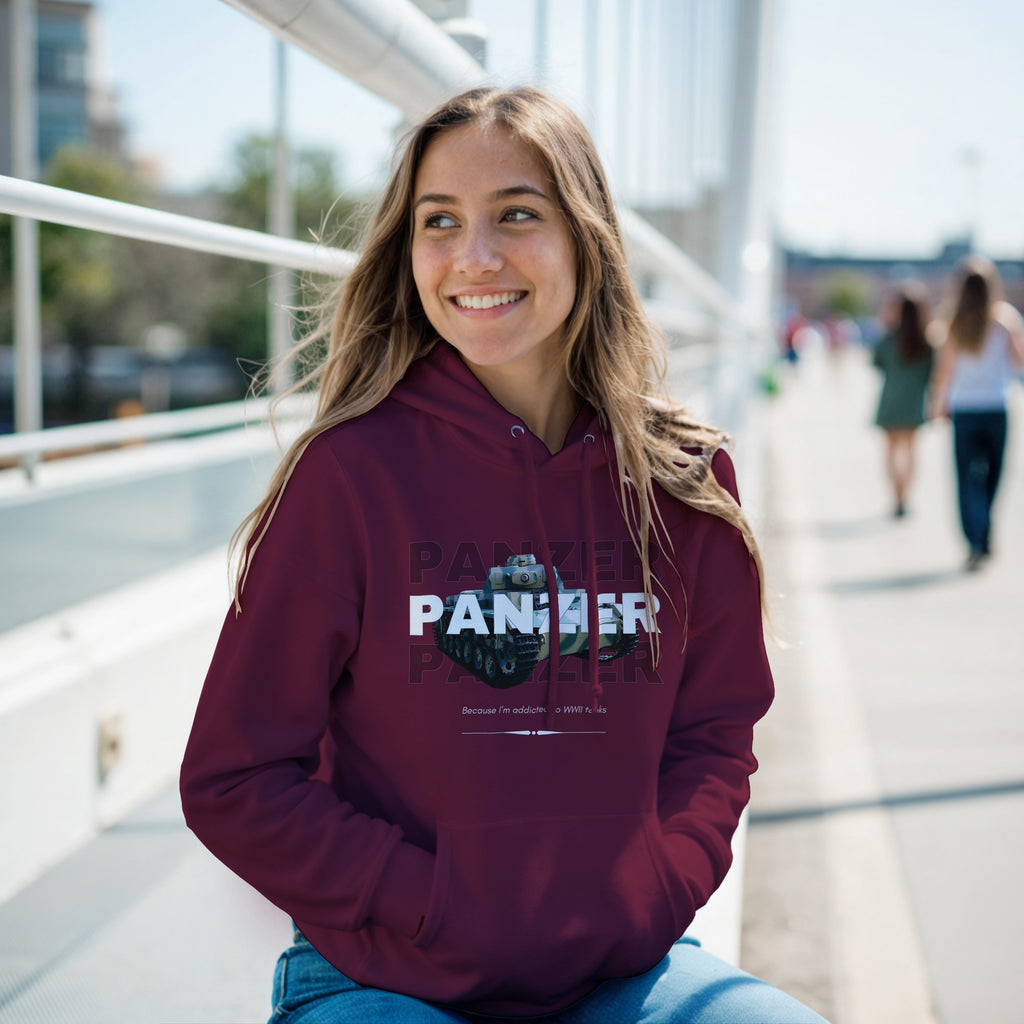 WWII Panzer Tank Hoodie | History Buff Military Sweatshirt | WW2 Gift
