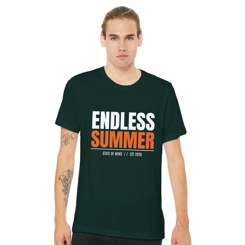 Endless Summer State of Mind Premium T-Shirt | Graphic Tee | Streetwear Summer Fit | Festival Beach Holiday | Est 2026