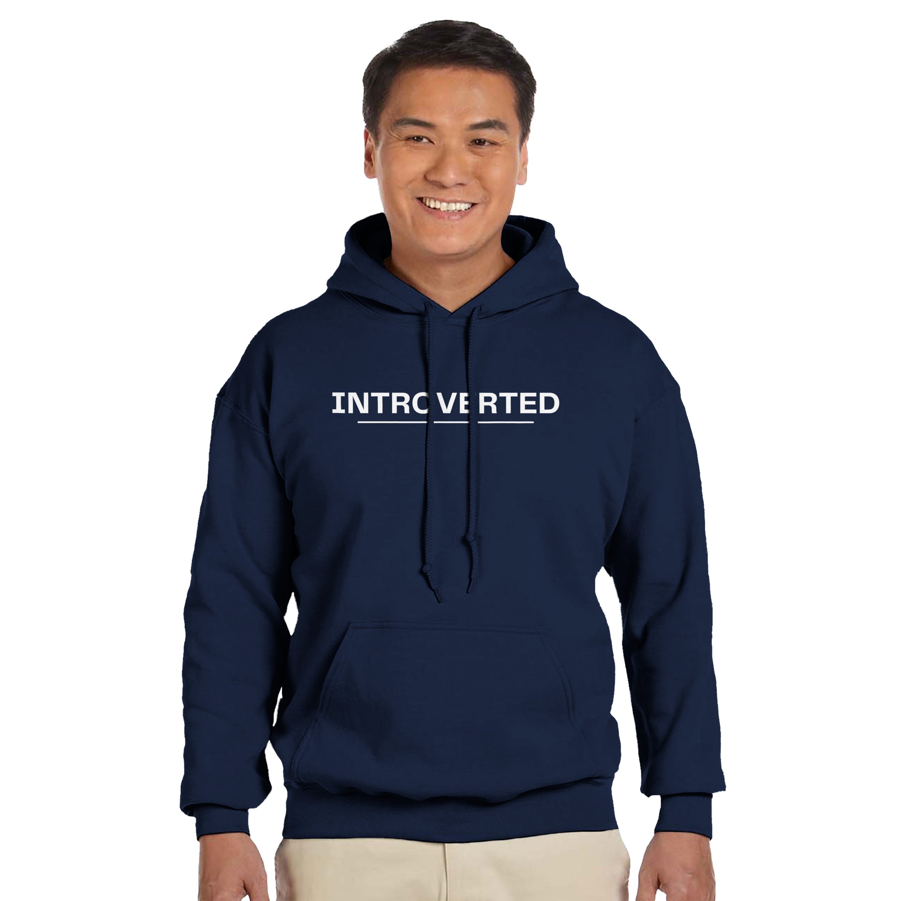 Introverted But Willing To Discuss WiFi Passwords Hoodie | Funny  Hooded Sweatshirt | Introvert Gift | Geeky Gamer Apparel | Sarcastic Gift