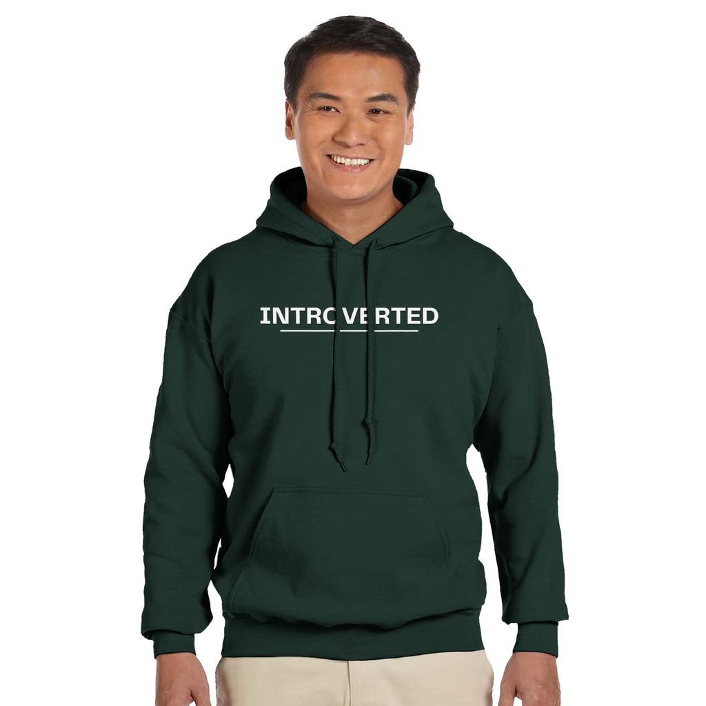 Introverted But Willing To Discuss WiFi Passwords Hoodie | Funny  Hooded Sweatshirt | Introvert Gift | Geeky Gamer Apparel | Sarcastic Gift