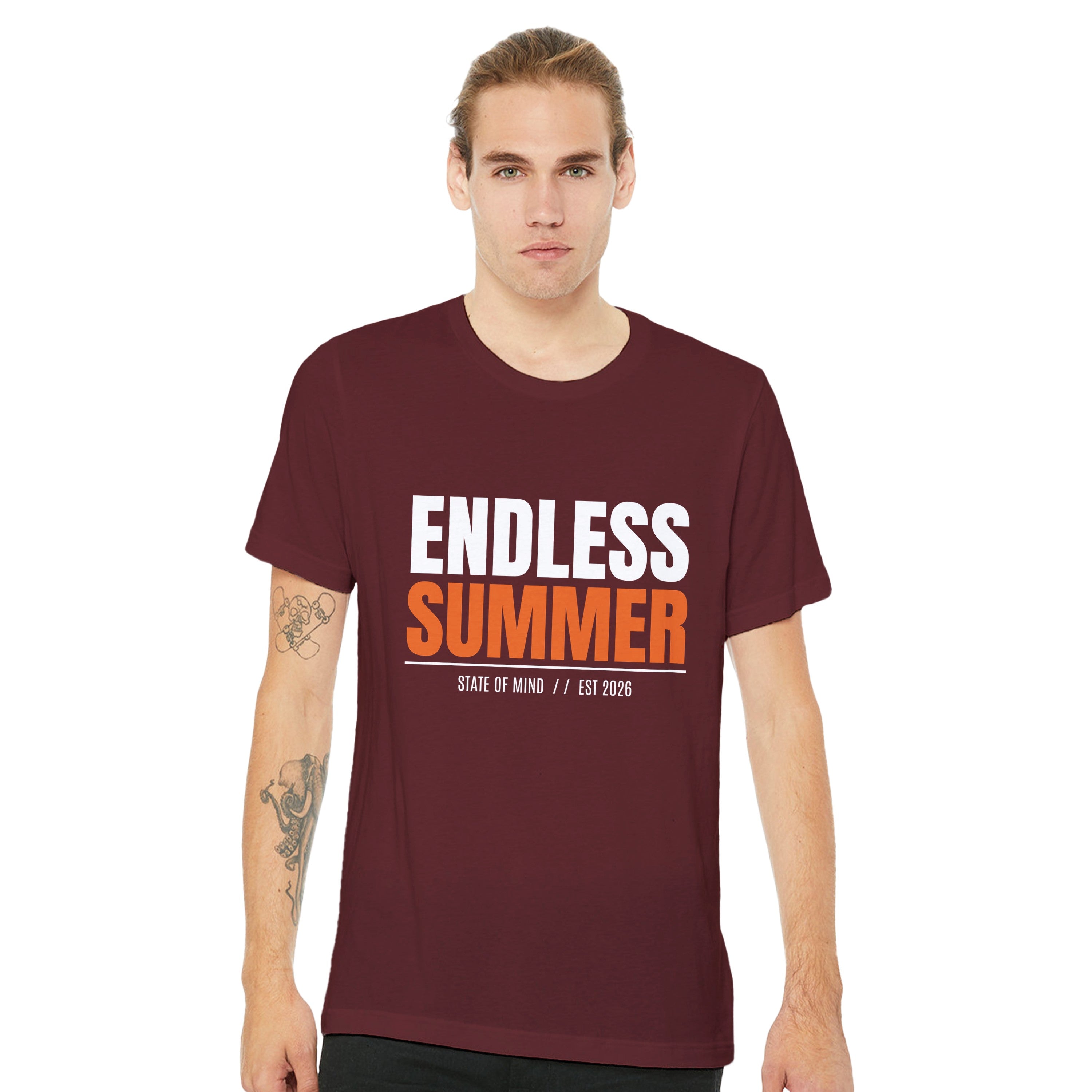 Endless Summer State of Mind Premium T-Shirt | Graphic Tee | Streetwear Summer Fit | Festival Beach Holiday | Est 2026