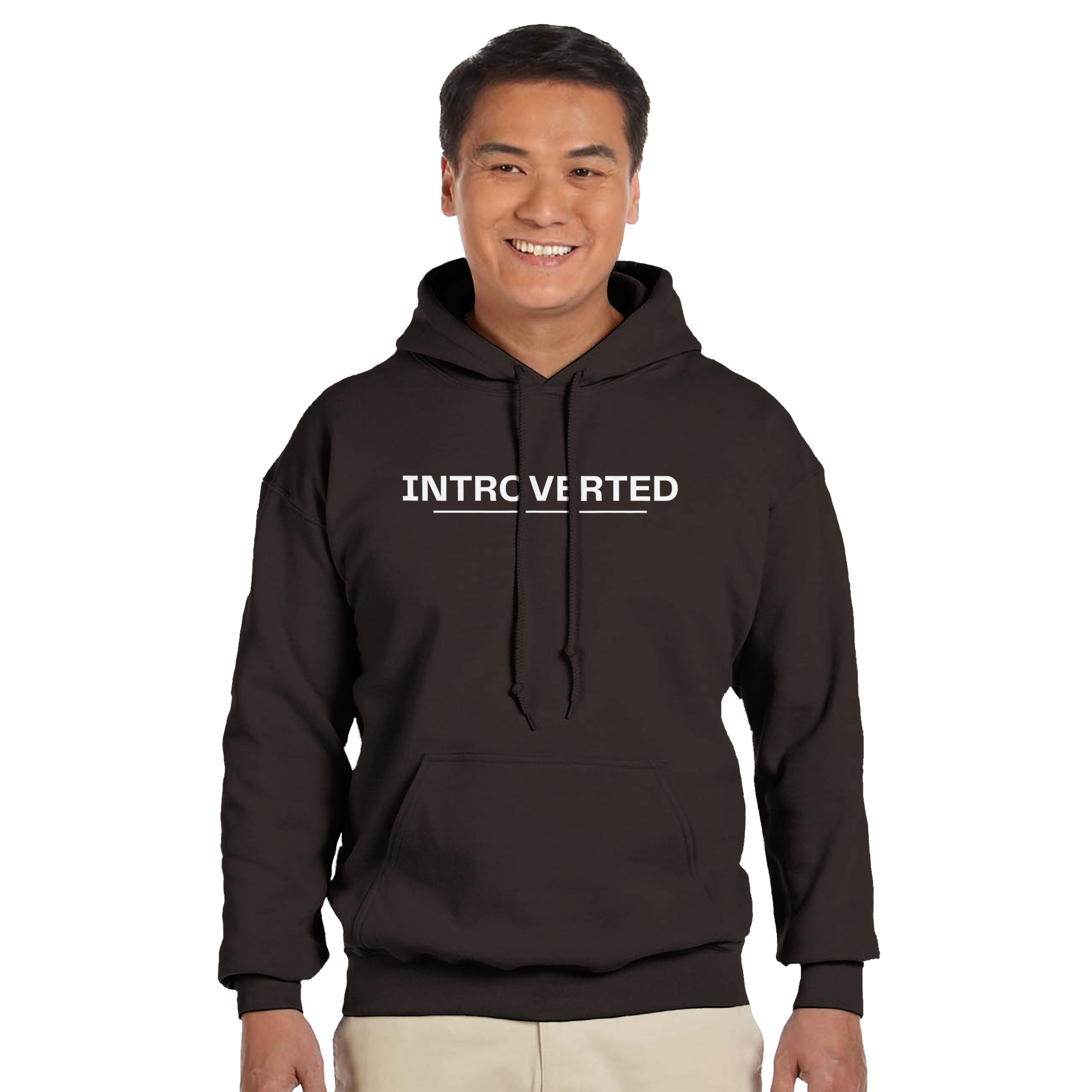 Introverted But Willing To Discuss WiFi Passwords Hoodie | Funny  Hooded Sweatshirt | Introvert Gift | Geeky Gamer Apparel | Sarcastic Gift