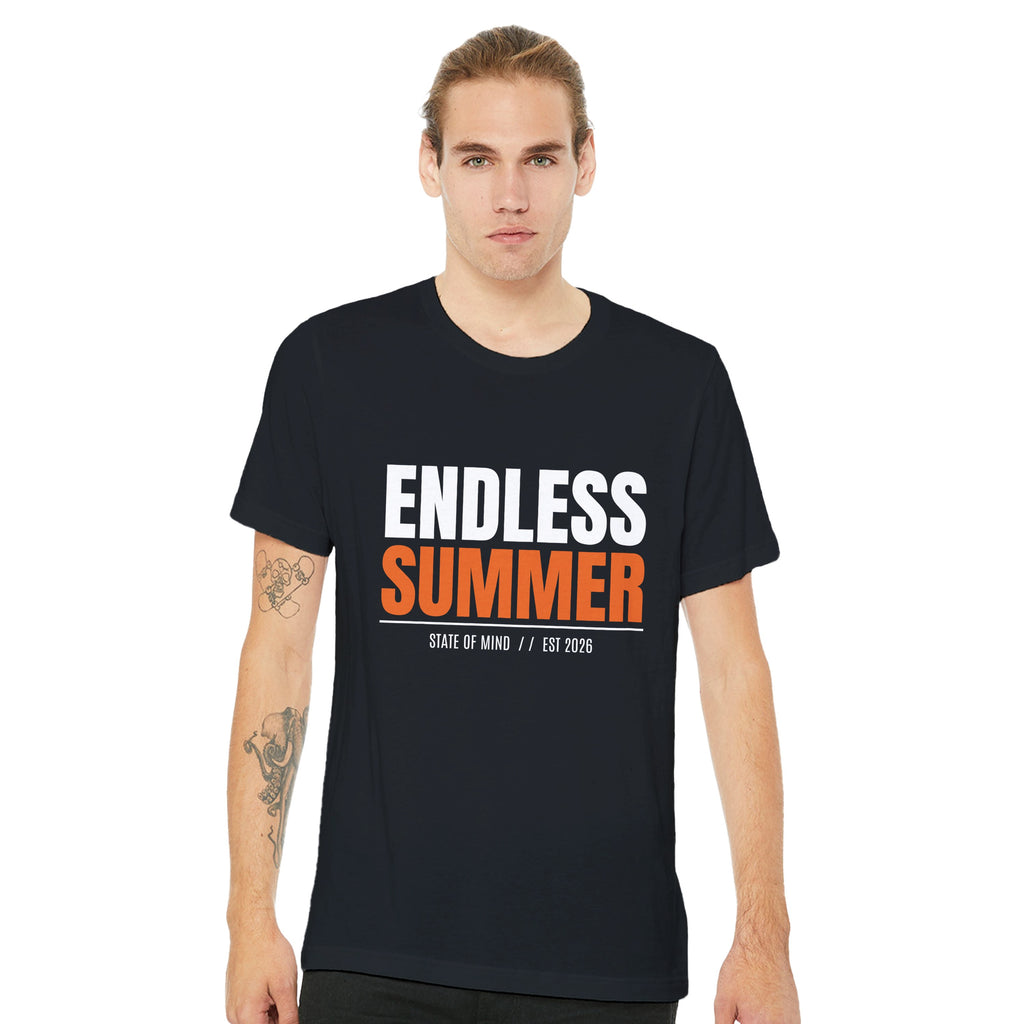 Endless Summer State of Mind Premium T-Shirt | Graphic Tee | Streetwear Summer Fit | Festival Beach Holiday | Est 2026