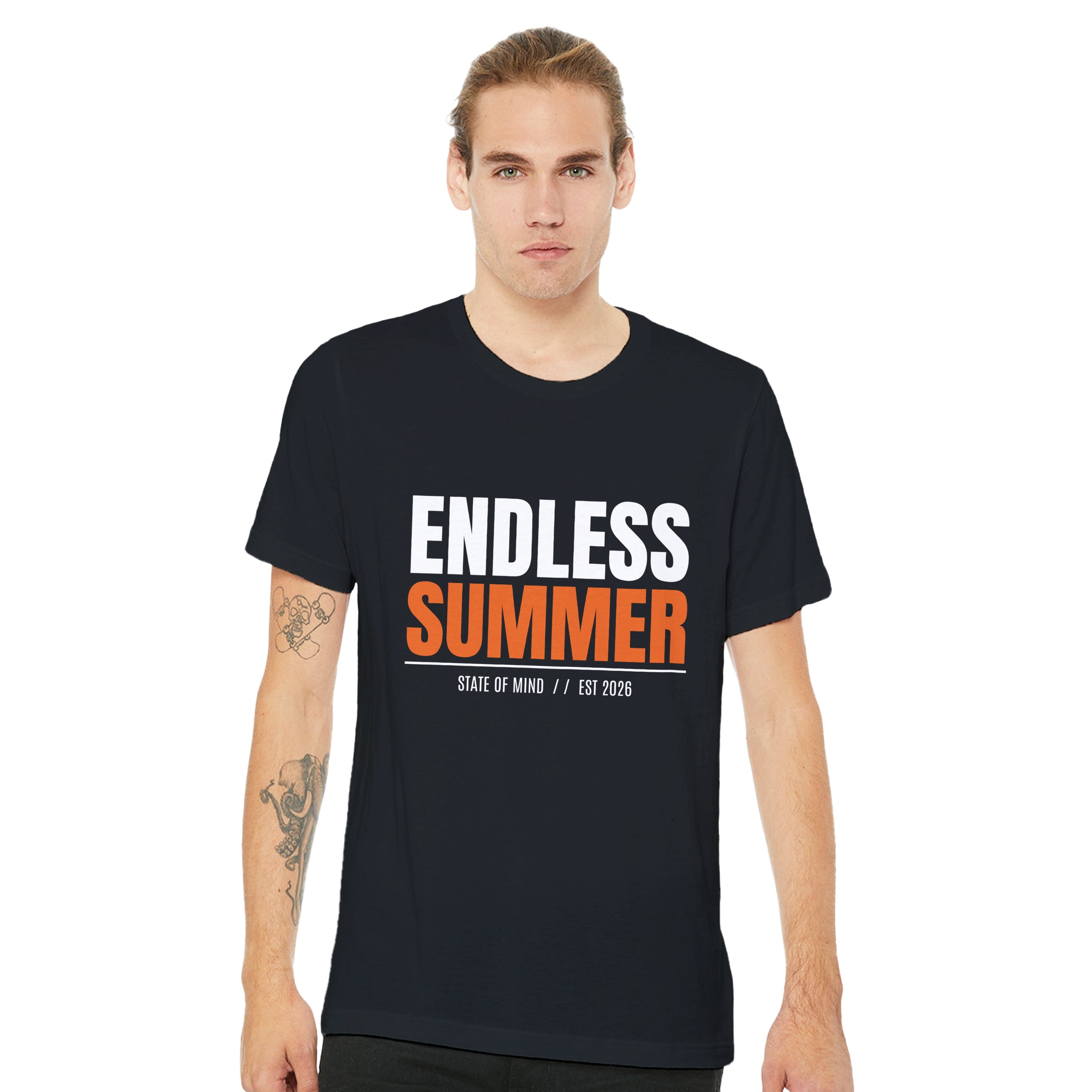 Endless Summer State of Mind Premium T-Shirt | Graphic Tee | Streetwear Summer Fit | Festival Beach Holiday | Est 2026